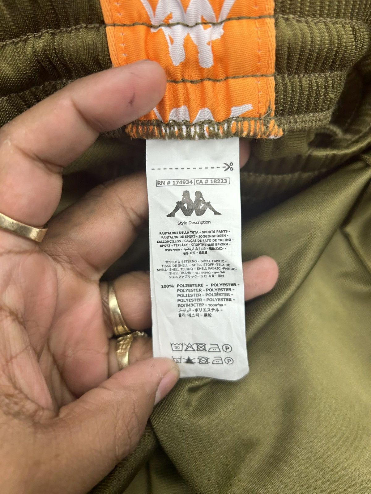 Kappa Kappa Track Pants Size US 31 - 5 Thumbnail
