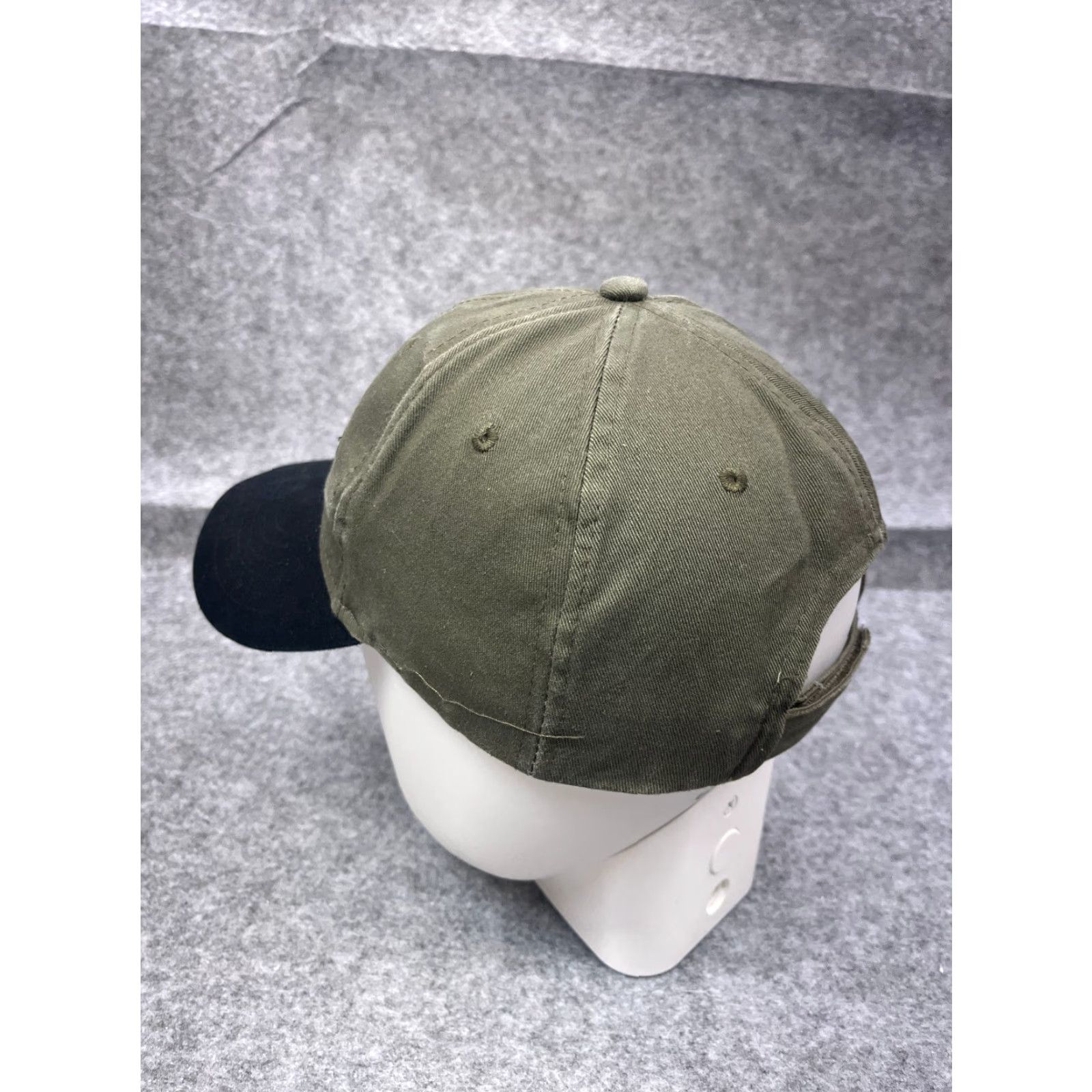 Equipment K-Products Kubota Hat Cap Strap Back Adult One Size Green Cotton Construction Equipment Baseball Cap Mens Size ONE SIZE - 5 Thumbnail