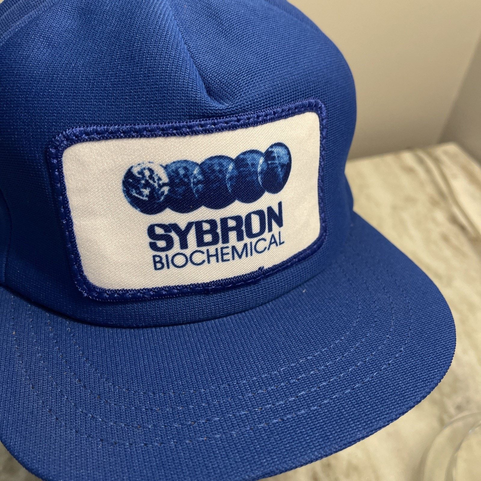 Vintage Unisex Adj Strapback Sybron BioChem Patch Spellout Hat Vtg Size ONE SIZE - 2 Thumbnail