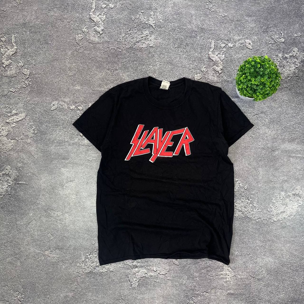 Vintage Vintage Cotton Slayer Officiak Merch Red Logo Big Logo Black Size US M / EU 48-50 / 2 - 1 Thumbnail