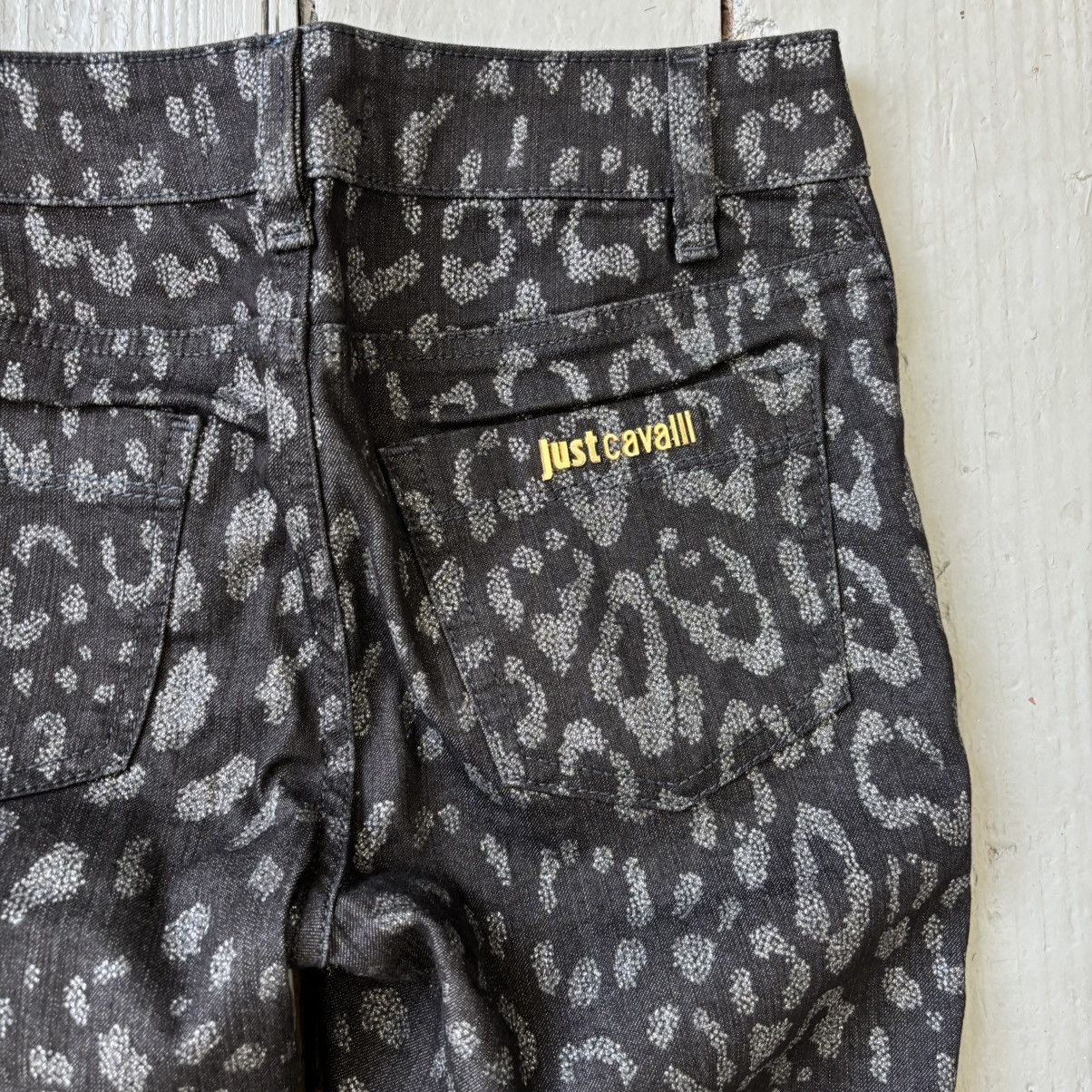 Just Cavalli Leopard Print Jeggings Size 25" / US 0 / IT 36 - 4 Thumbnail