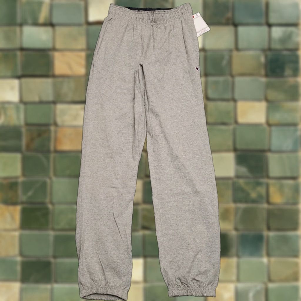 Champion Champion Pants Mens Small Gray Draw String Elastic Waist Performance Run Size US 29 - 1 Thumbnail