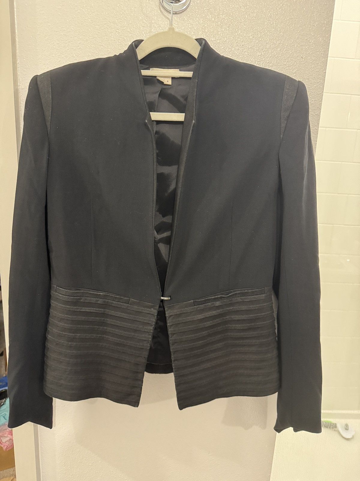 Helmut Lang Helmut Lang Wool Blazer Size S / US 4 / IT 40 - 1 Thumbnail