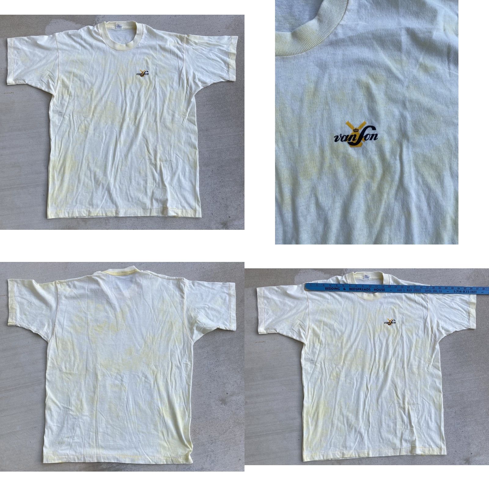 Vintage VINTAGE Screen Stars T Shirt Graphic Tee Single Stitch XL Yellow Men 1980s Van Son Windmill Graphic Tee Size US XL / EU 56 / 4 - 10 Thumbnail