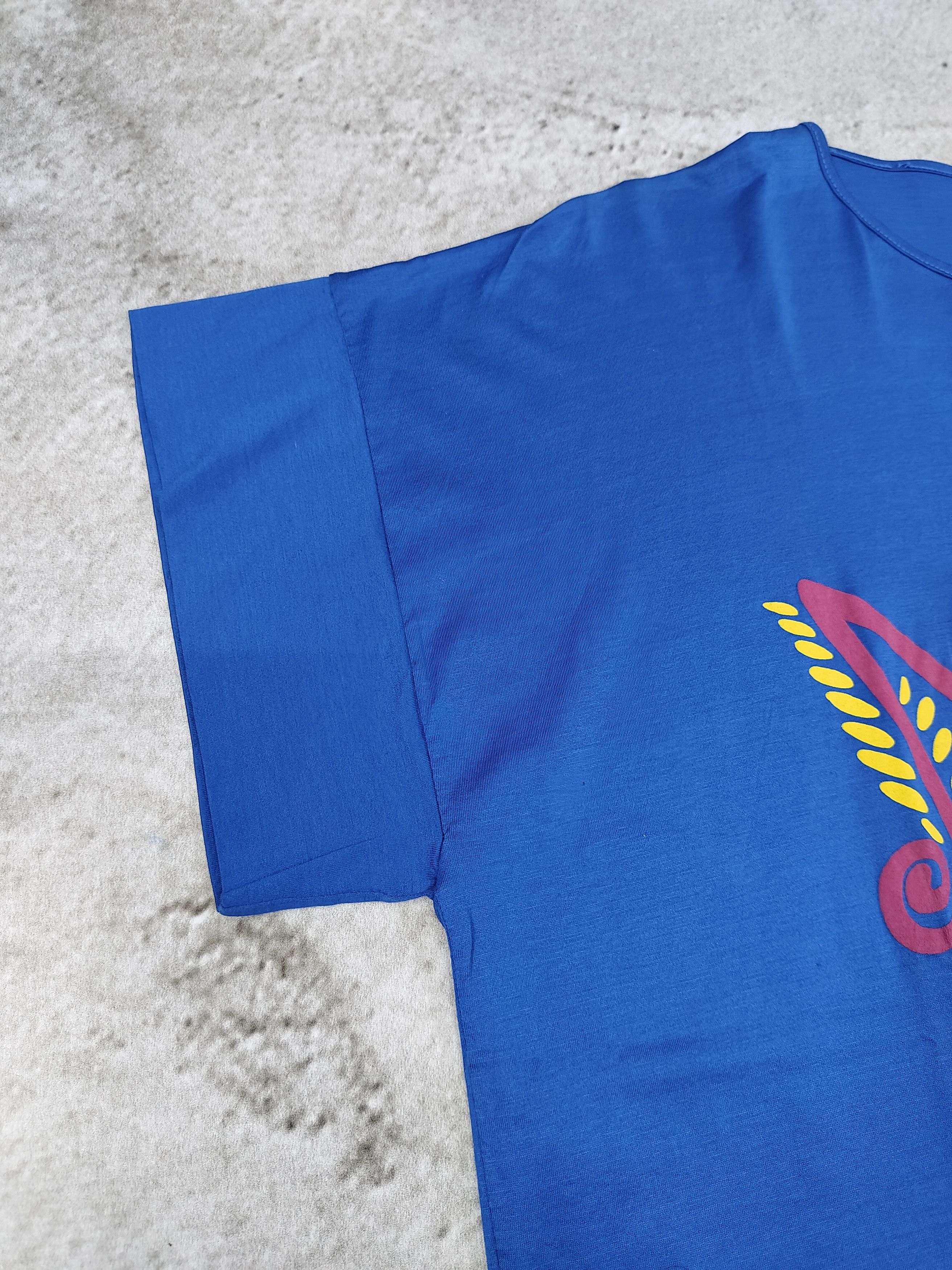 Missoni 90s Missoni- Psychedelic Art Print Summer Piece Top Size M / US 6-8 / IT 42-44 - 9 Thumbnail