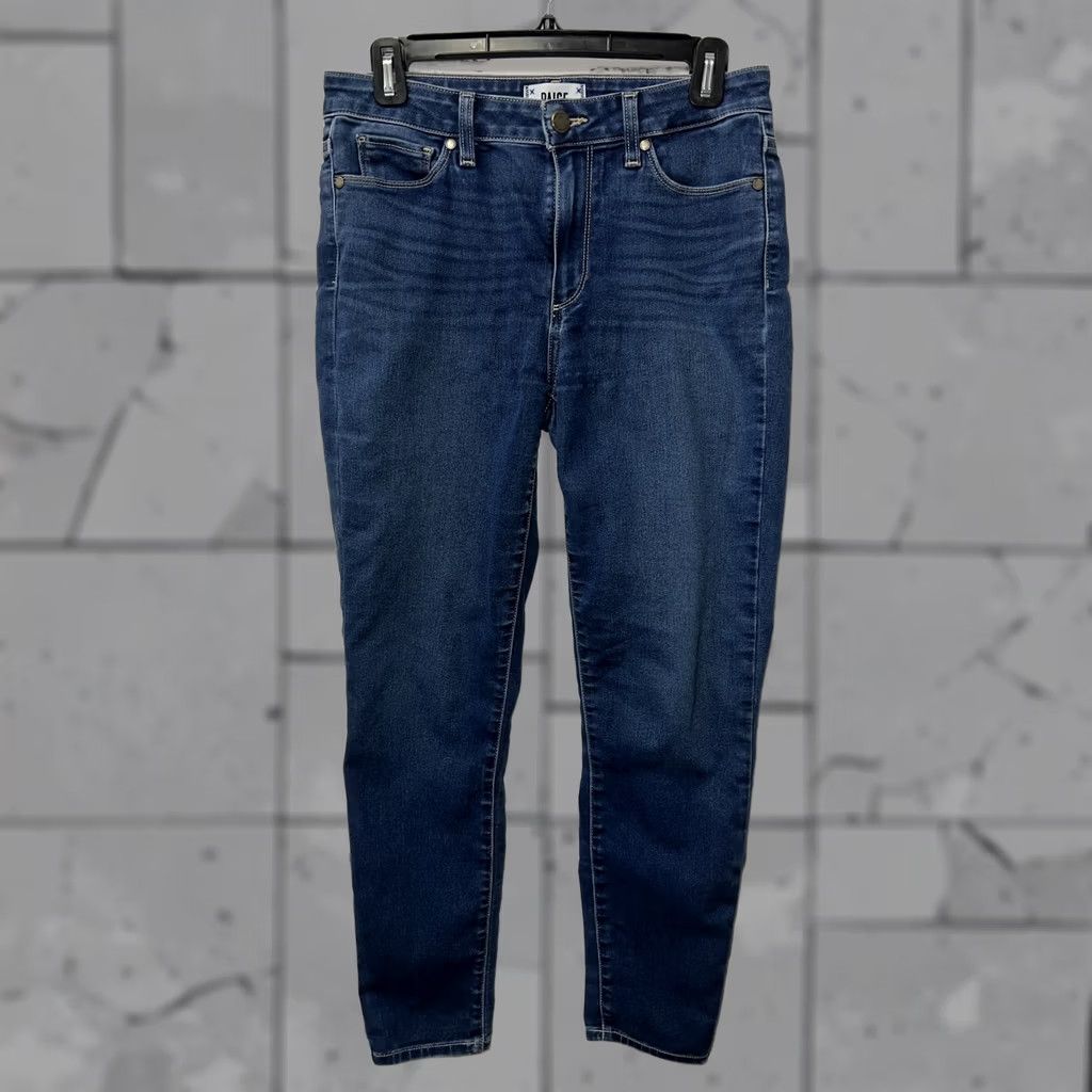 Paige Paige Denim Co Jeans Womens Slim Ankle Blue 27in Inseam 28 Regular Cotton Blend Stretch N/A Size 28" / US 6 / IT 42 - 1 Thumbnail