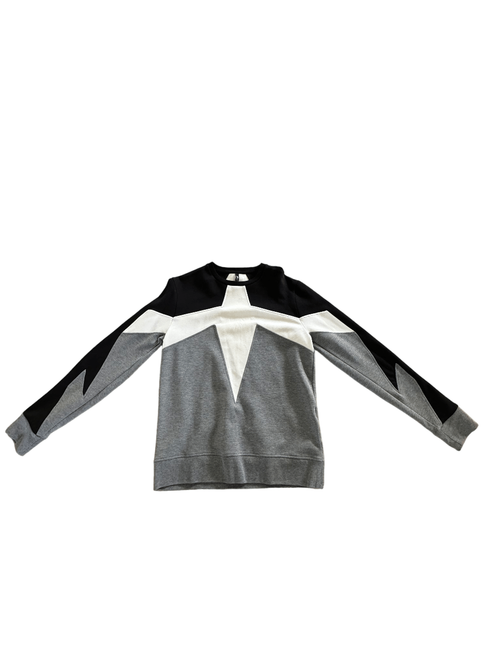 image of Neil Barrett Bolt Sweatshirt in Grey, Men's (Size Small)