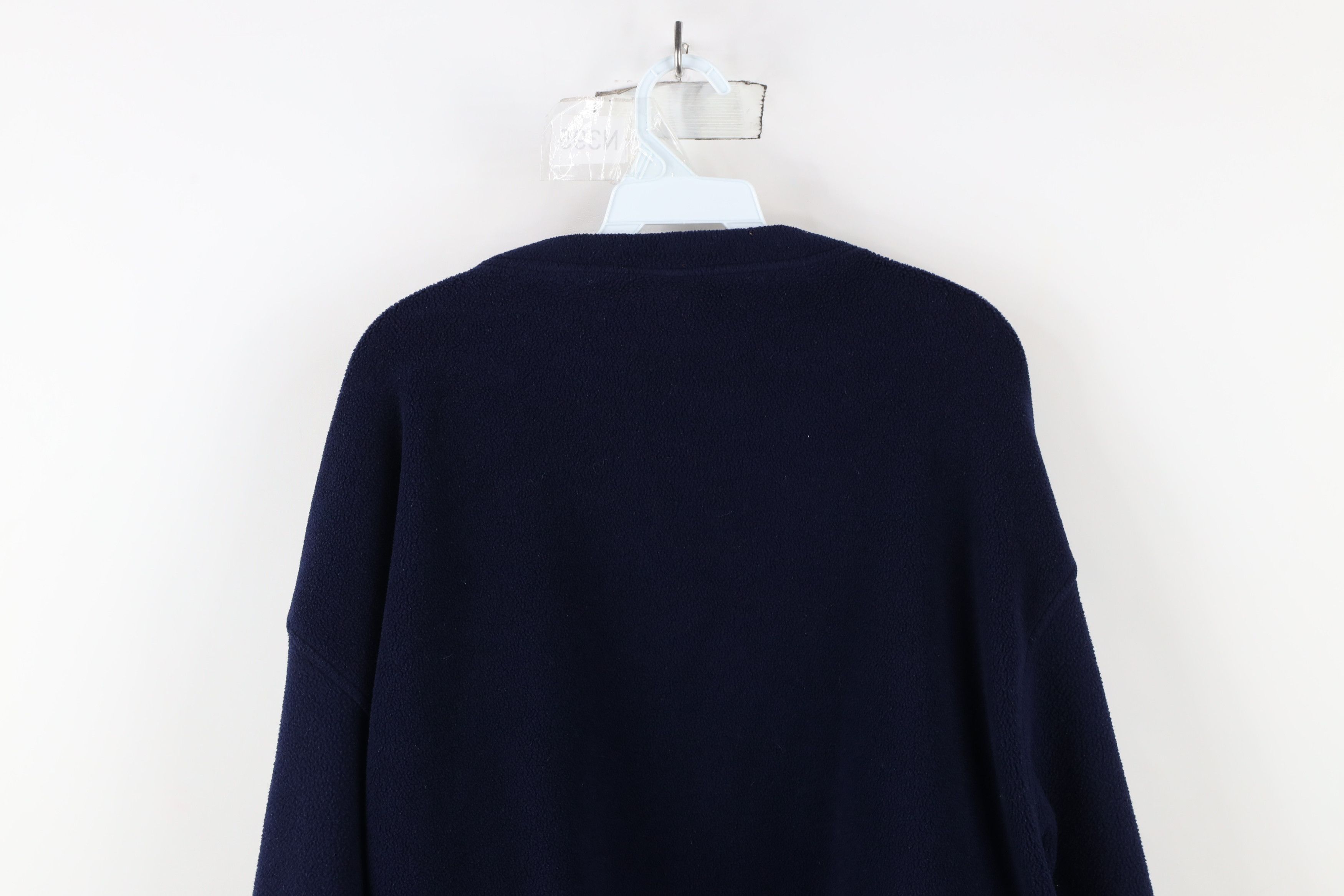 Cabelas × Vintage Vintage 90s Cabelas Fleece Crewneck Sweater Navy Blue Size US XXL / EU 58 / 5 - 9 Thumbnail