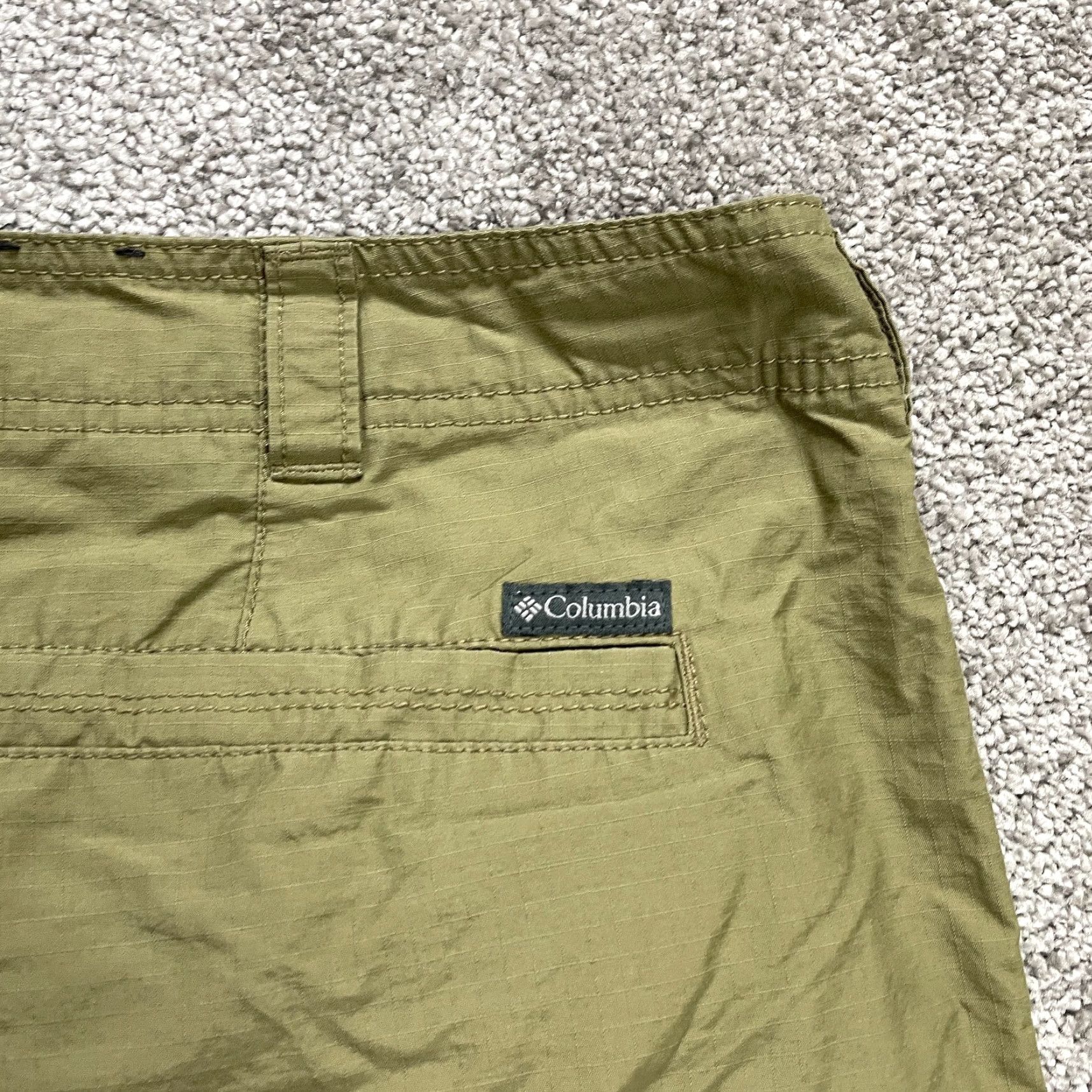 Vintage VINTAGE None Columbia Chino Shorts Mens 42 Regular Green Casual Outdoor Cotton Size US 42 / EU 58 - 3 Thumbnail