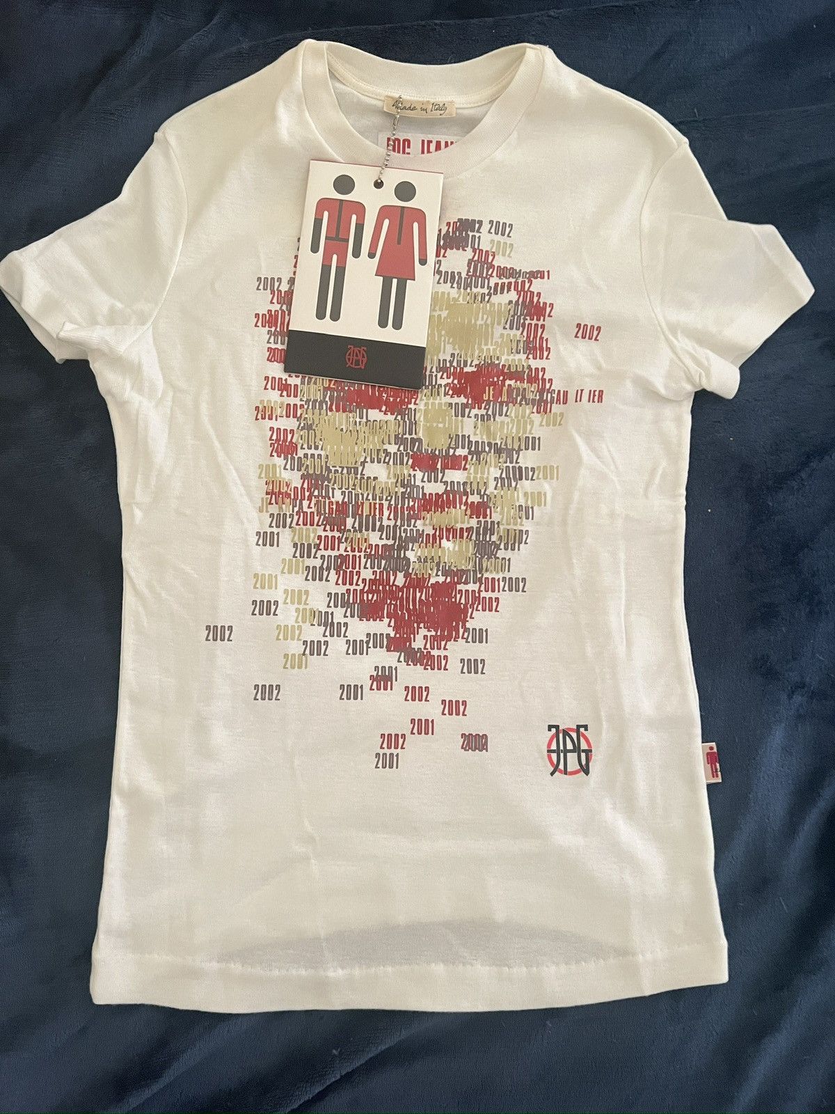 Jean Paul Gaultier Jean Paul Gaultier 01/02 -stretch cotton tee JPG face print Size US L / EU 52-54 / 3 - 2 Thumbnail