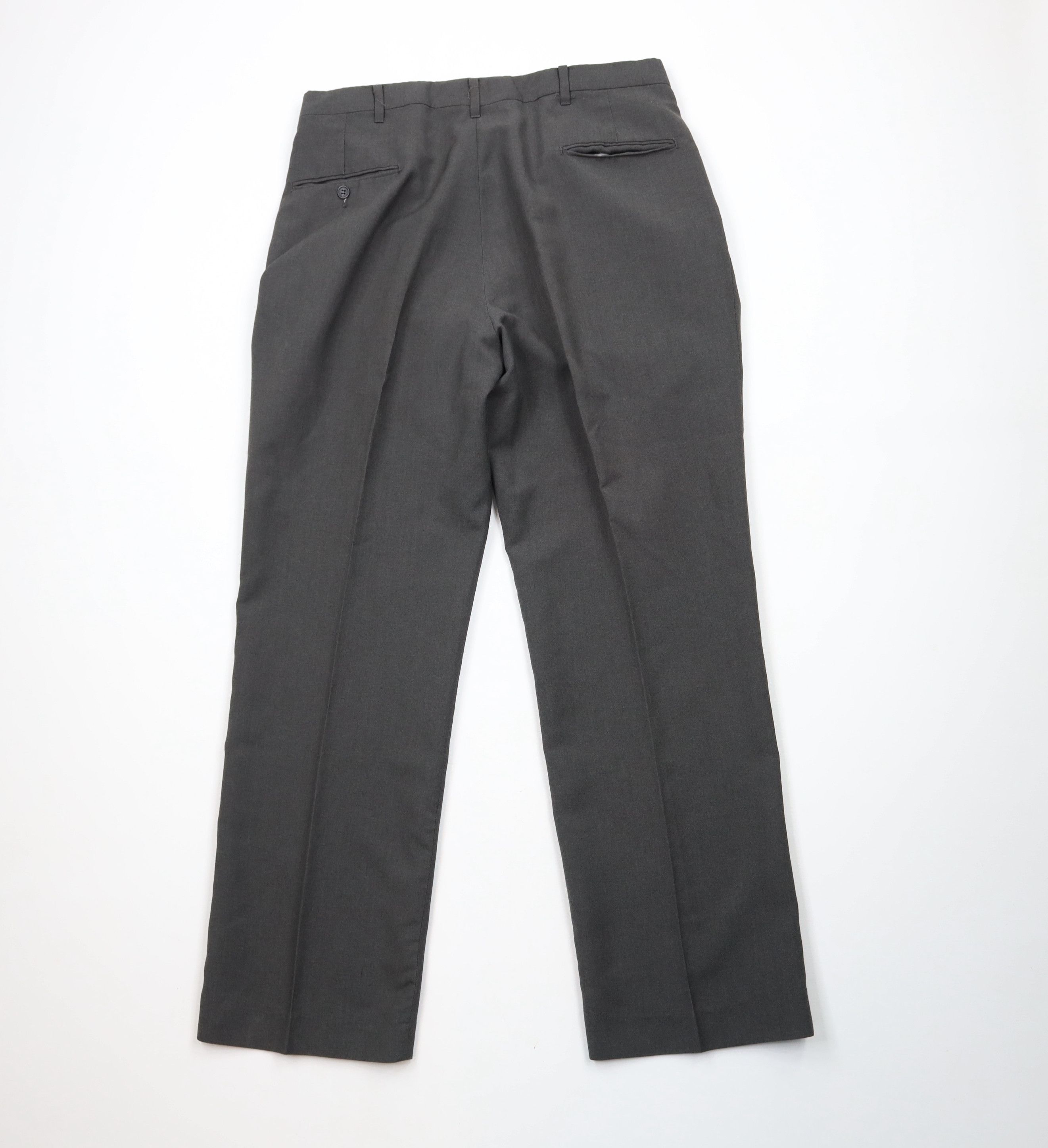 Vintage Vintage 90s Streetwear Wool Blend Wide Leg Chino Pants USA Size US 32 / EU 48 - 10 Thumbnail