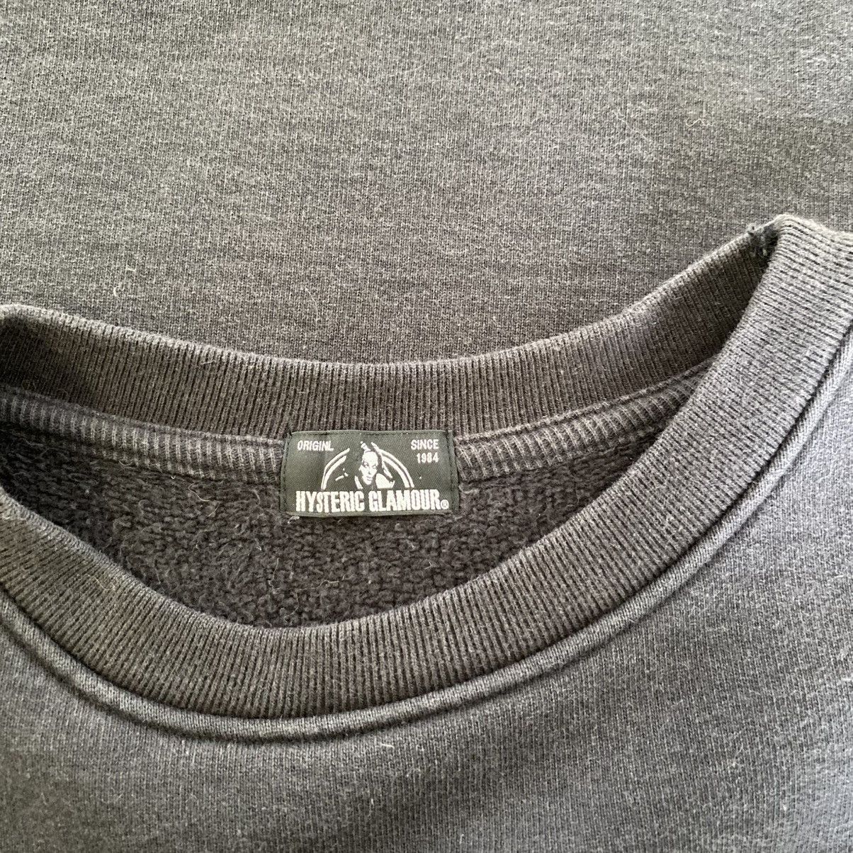 Hysteric Glamour Side Seam Zipper Crewneck Sweatshirt Size US M / EU 48-50 / 2 - 16 Thumbnail
