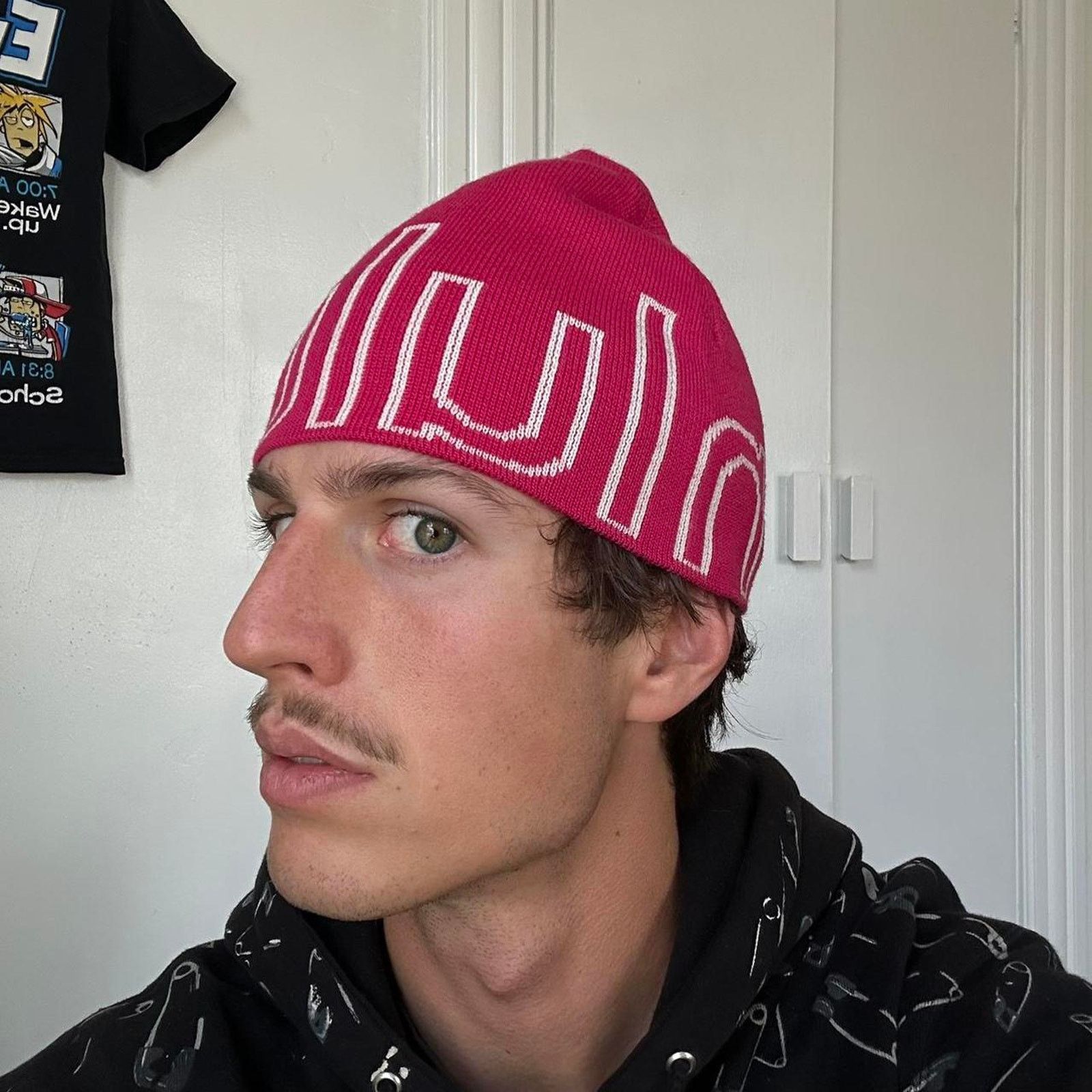 Lululemon Lulu Lemon SoldOut Pink Spellout Merino Wool Skullcap Beanie Size ONE SIZE - 2 Thumbnail