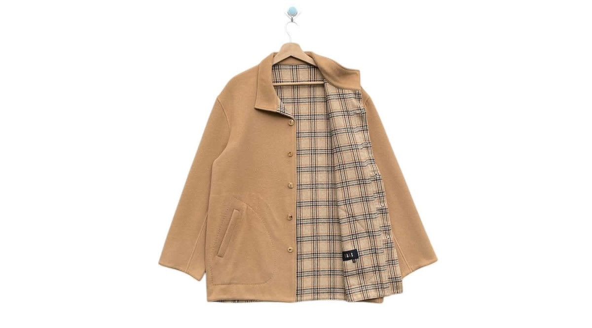 DAKS RARE🔥 Daks Wool Overcoat With a Classic Check Lining Size US M / EU 48-50 / 2 - 1 Thumbnail