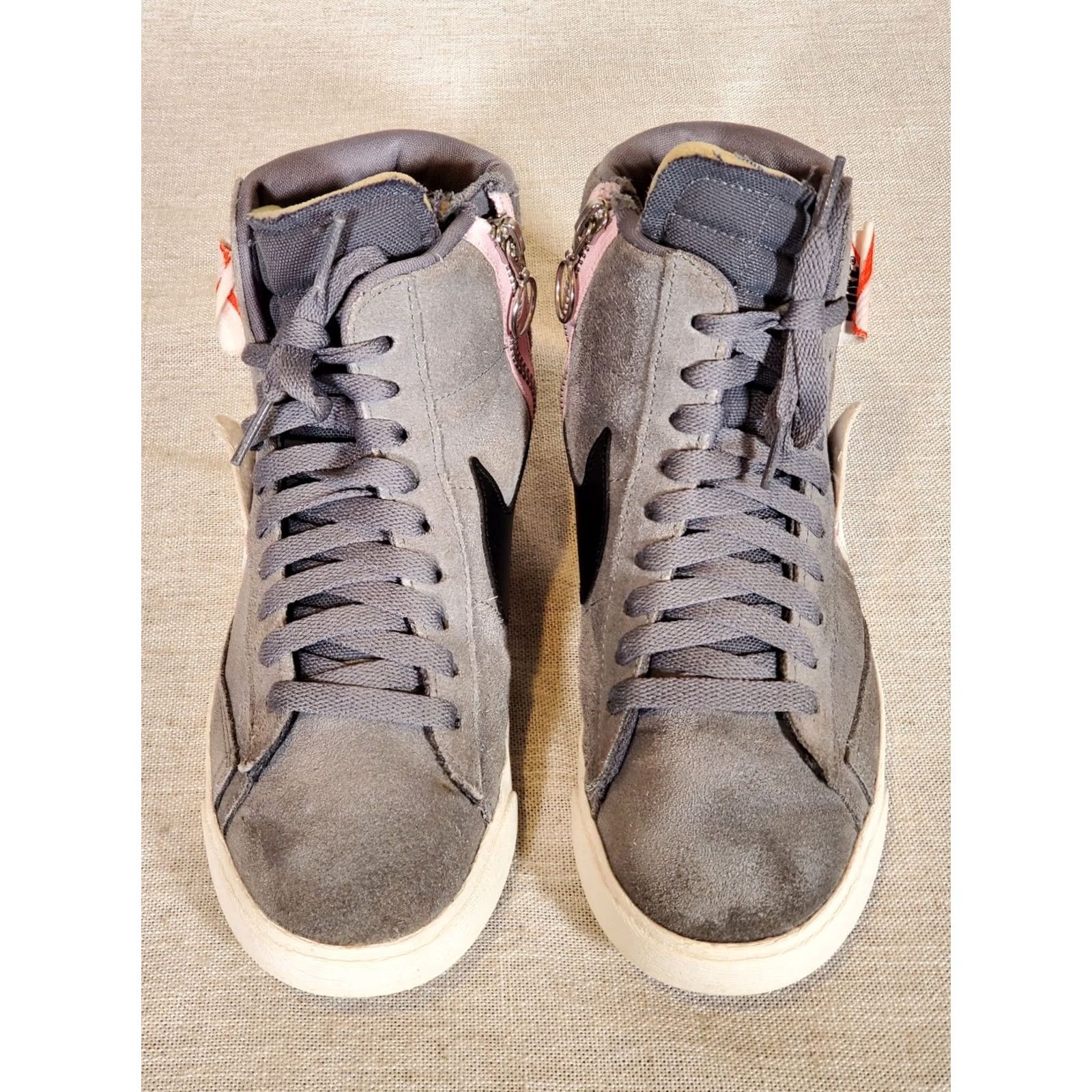 Nike Nike Blazer Mid Rebel Shoes Deconstructed Cool Grey BQ4022-004 Women's US 7 Size S / US 4 / IT 40 - 4 Thumbnail