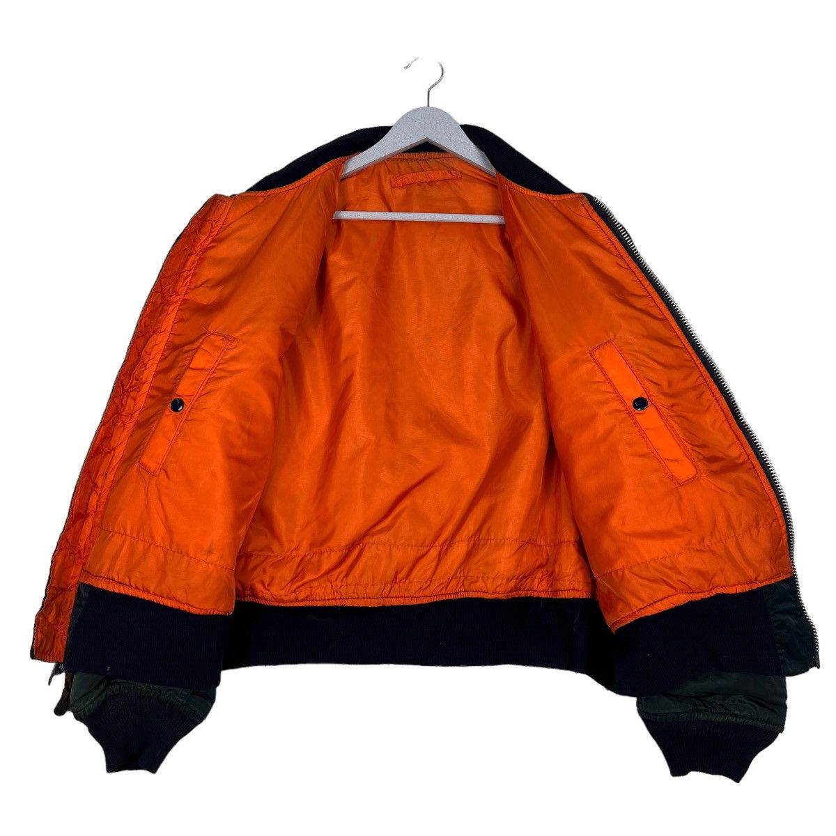 Alpha Industries 🔥 VINTAGE MA-1 ALPHA INDUSTRIES BOMBER JACKET MADE IN USA Size US L / EU 52-54 / 3 - 12 Thumbnail