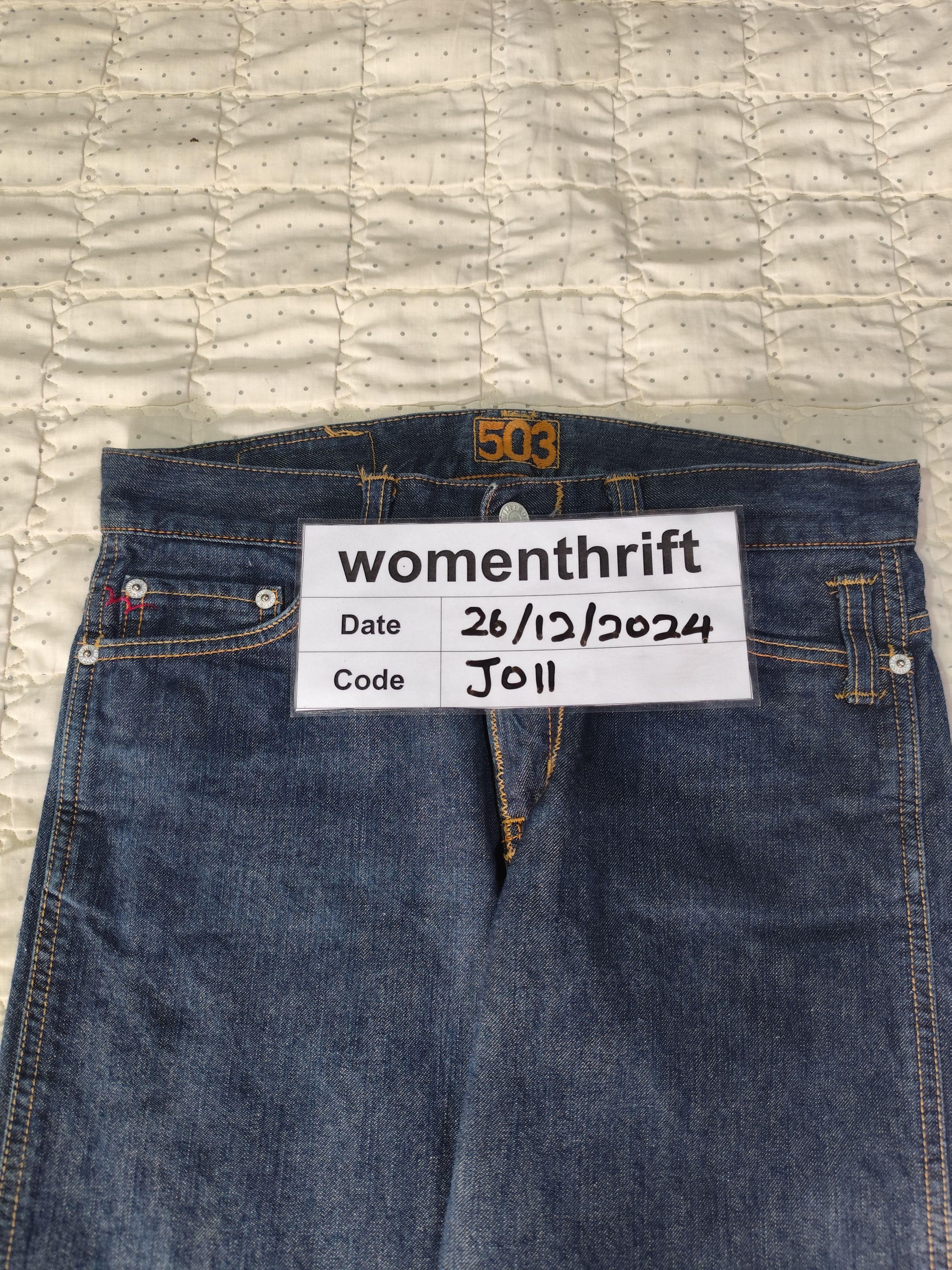 Beauty Beast × Edwin × If Six Was Nine Vintage Edwin 503 Miss Flare Denim J011 Size 28" / US 6 / IT 42 - 19 Thumbnail