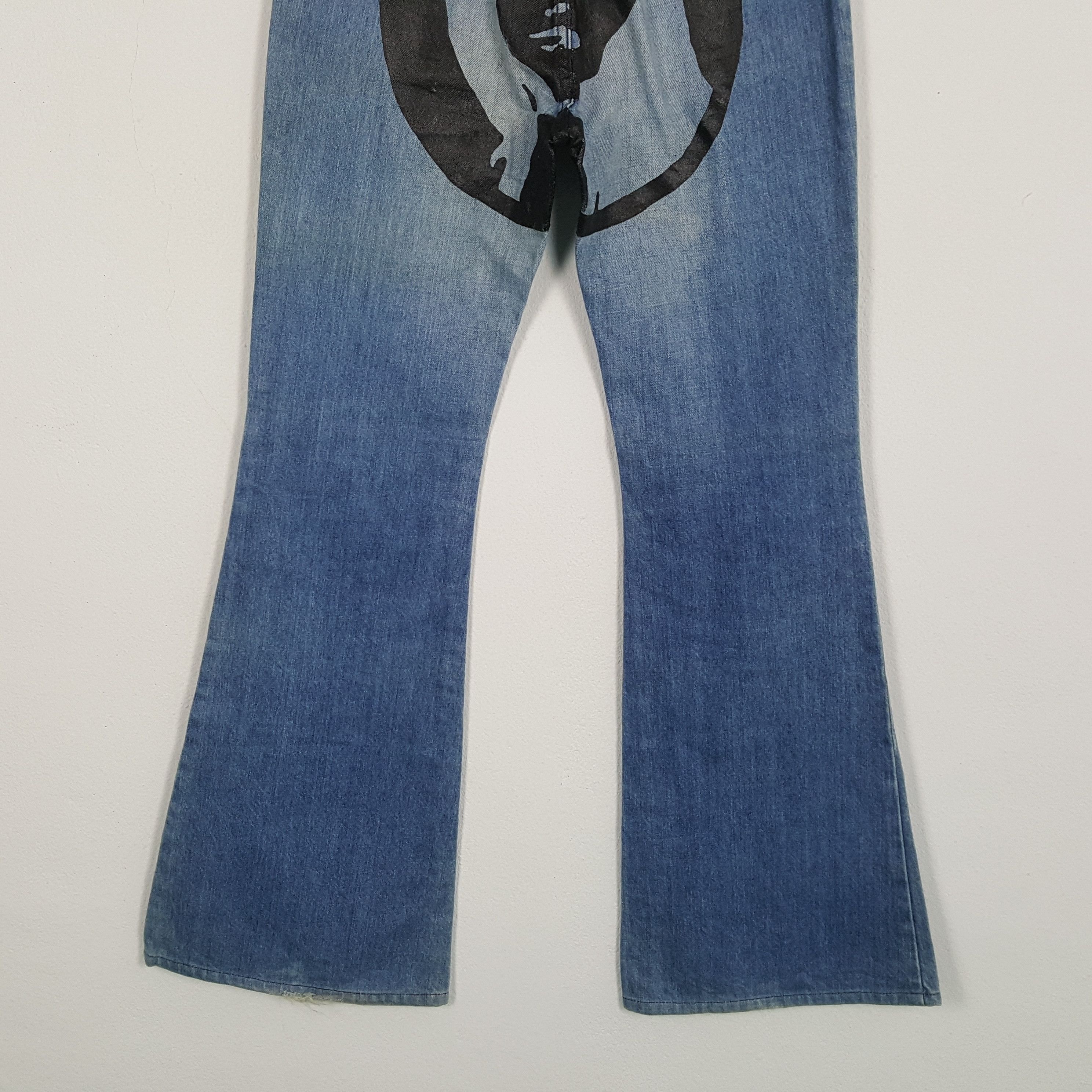 Hysteric Glamour × Japanese Brand × Vintage HYSTERIC GLAMOUR Bootcut Fashion Style Jeans Size 27" / US 4 / IT 40 - 3 Thumbnail