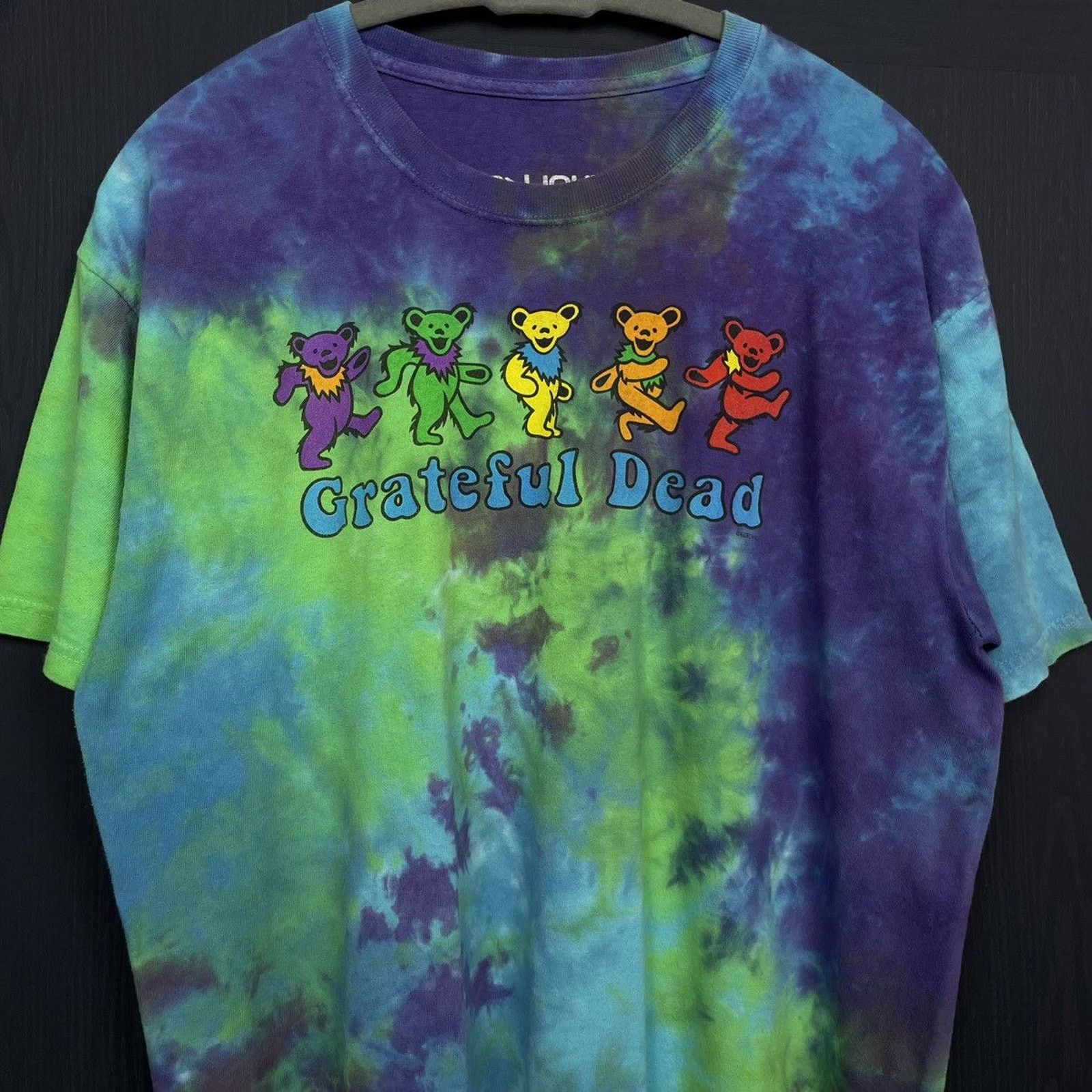 Harley Davidson × Japanese Brand × Vintage 💧LIQUID BLUE Grateful Dead Tie Dye T Size US L / EU 52-54 / 3 - 2 Thumbnail