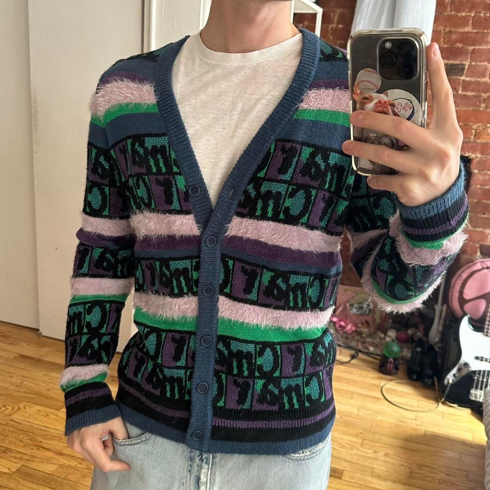 Heaven by Marc Jacobs Rare Heavn by Marc Jacob’s Striped Colorful Sweater Cardigan Size US L / EU 52-54 / 3 - 5 Thumbnail