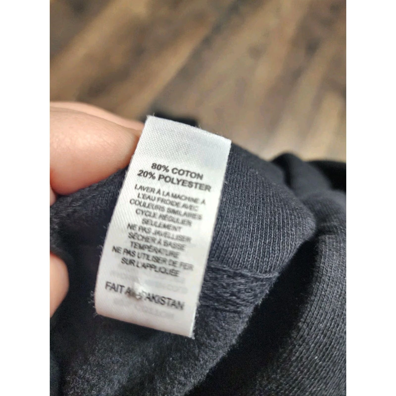 Vintage Men's M Black Cotton Blend Full Zip Hoodie Sweatshirt Graphic Print Have A Nice Day Fall Winter Casual Size US M / EU 48-50 / 2 - 7 Thumbnail