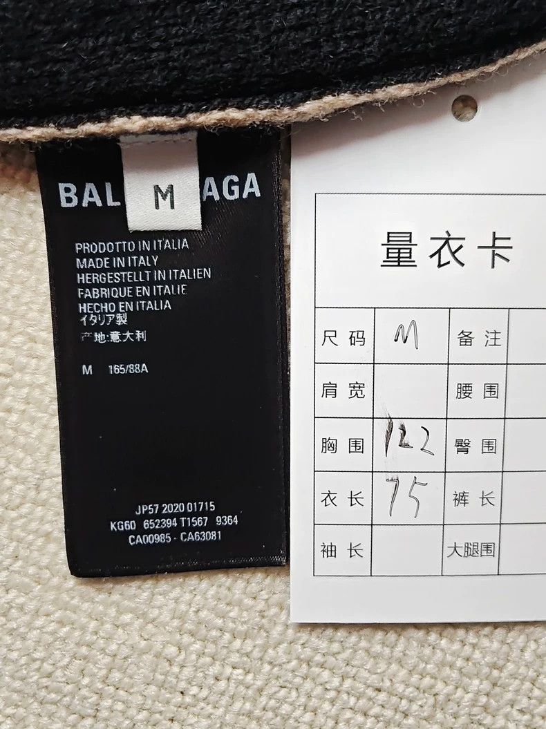 Balenciaga Balenciaga Full logo knit sweater jacket cardigan Size US M / EU 48-50 / 2 - 5 Thumbnail