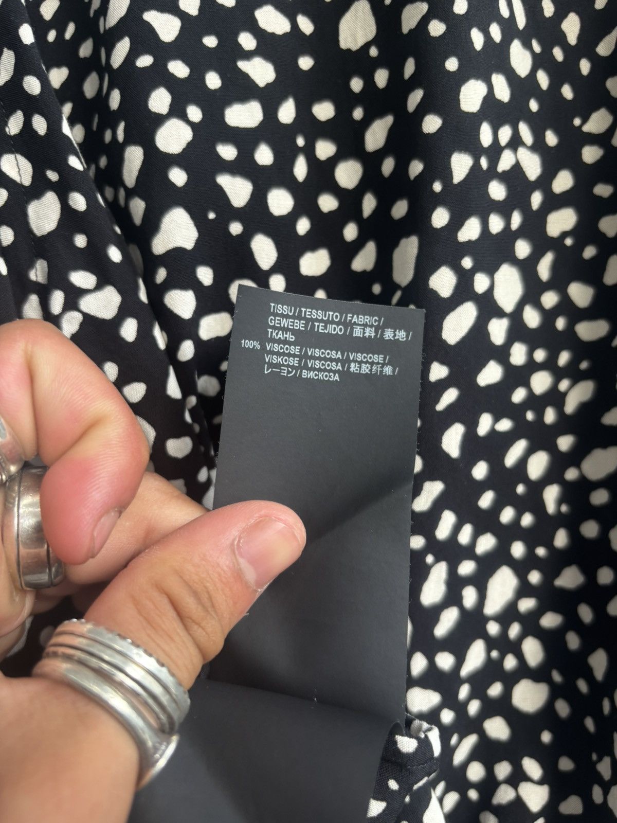 Saint Laurent Paris Saint Laurent SS2019 viscose leopard shirt Size US L / EU 52-54 / 3 - 8 Thumbnail