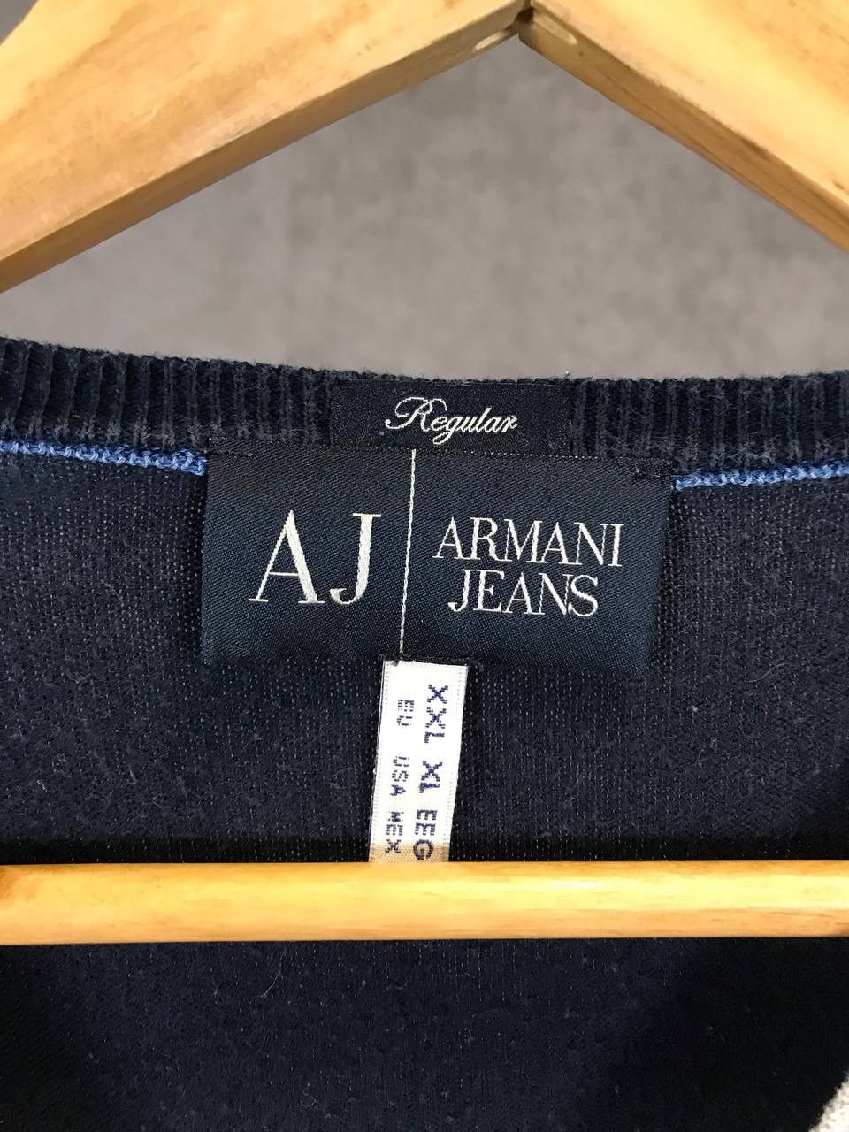 Armani Armani Jeans designer big logo sweatshirt Size US XL / EU 56 / 4 - 4 Thumbnail