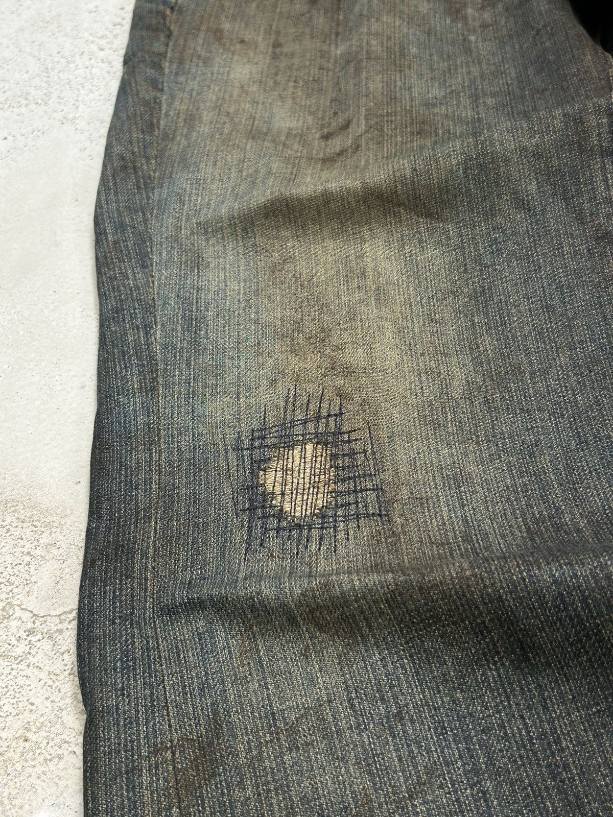 Hysteric Glamour Vintage R/H Baggy Flare Mud Washed Dirty Distressed Uruboro Size US 31 - 6 Thumbnail