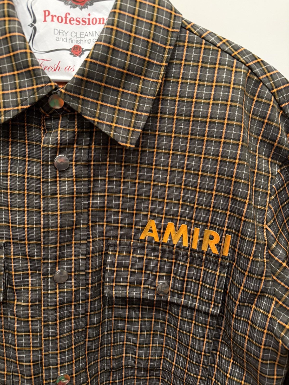 Amiri Amiri Jacket with Orange Print Size US S / EU 44-46 / 1 - 2 Thumbnail