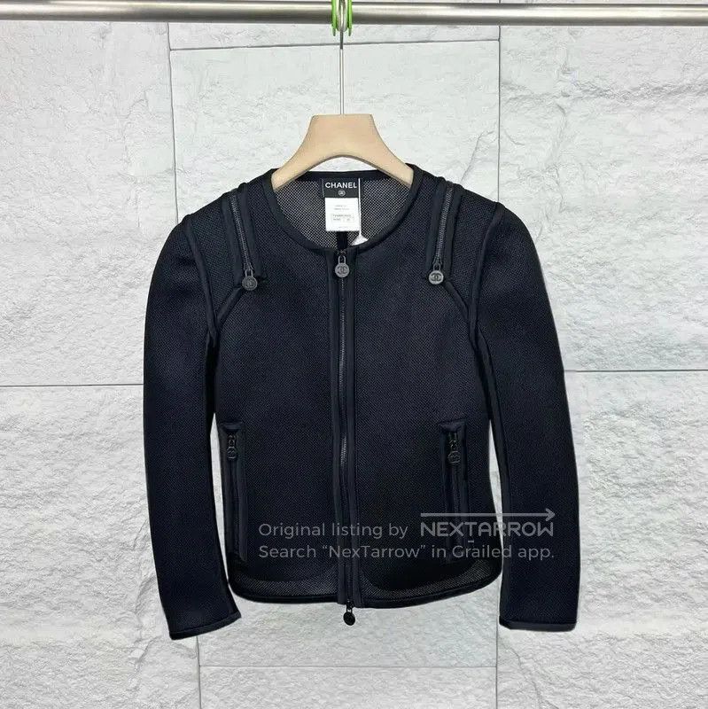 Chanel Chanel Women’s Black Cotton Jacket . Size XXS / US 00 / IT 34 - 1 Thumbnail