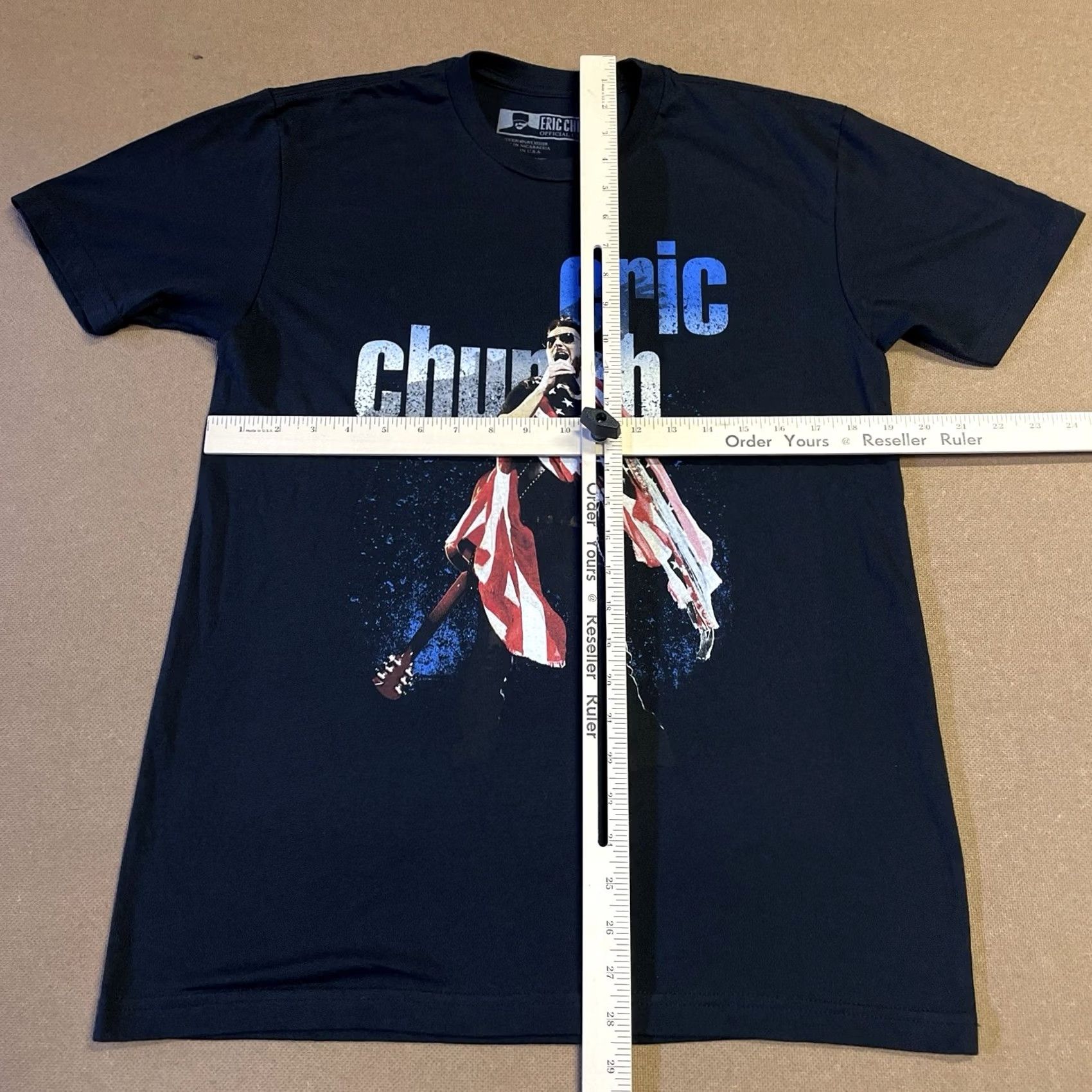 Doublet Eric Church Tour Shirt Mens Adult Medium Black 90s USA Double Down Concert T-Shirt Size US M / EU 48-50 / 2 - 2 Thumbnail