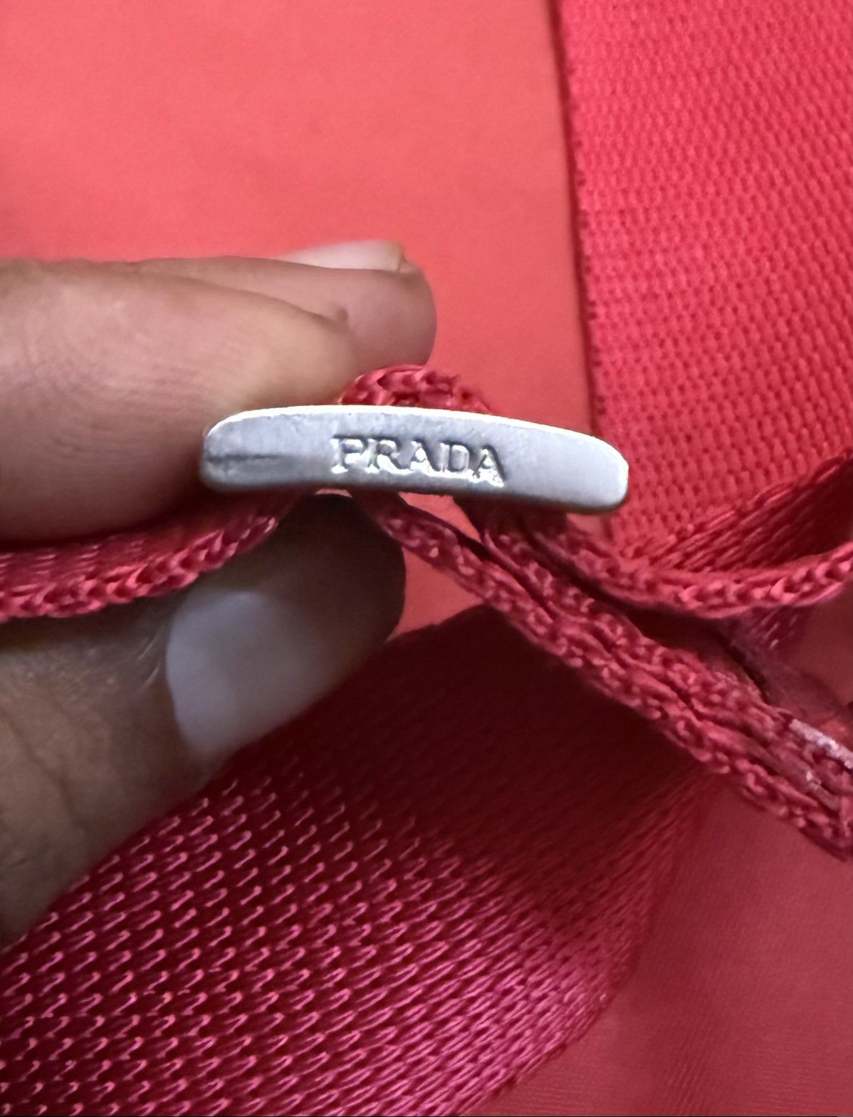 Prada Prada Red Nylo Tessuto Bagpack Vintage Size ONE SIZE - 5 Thumbnail