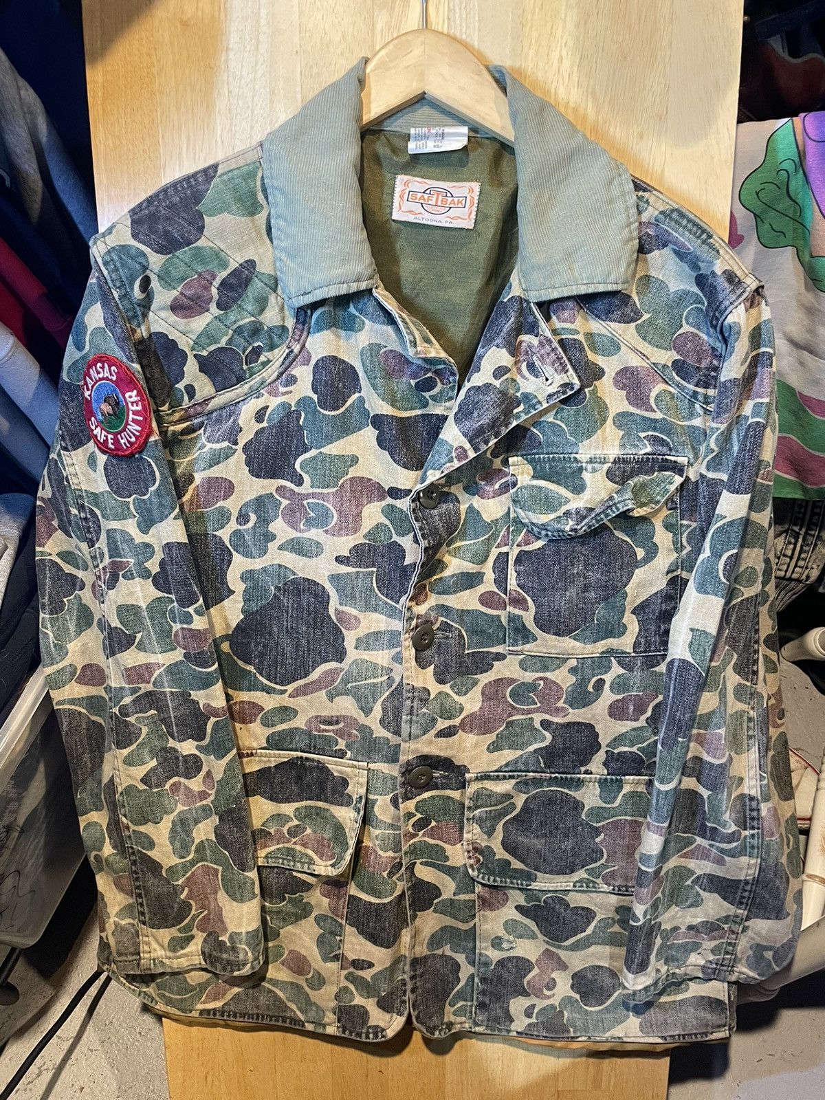 image of Military x Saftbak Vintage Saftbak Jacket in Green, Men's (Size Medium)