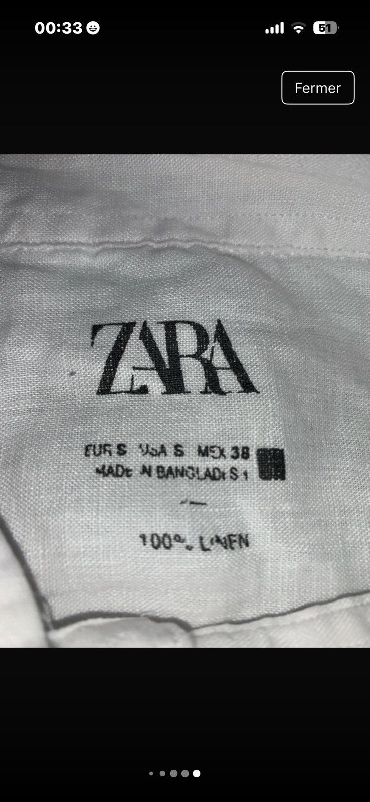 Zara Chemise a bouton zara Size S / US 4 / IT 40 - 7 Thumbnail