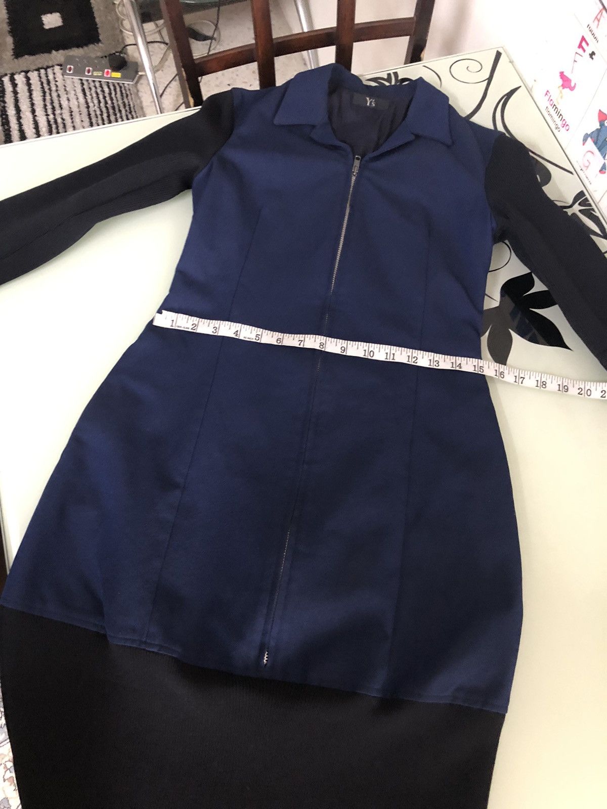Yohji Yamamoto Rare❗️Ys Yohji Yamamoto Jacket Dress Women Autumn Zipper Size XS / US 0-2 / IT 36-38 - 24 Thumbnail