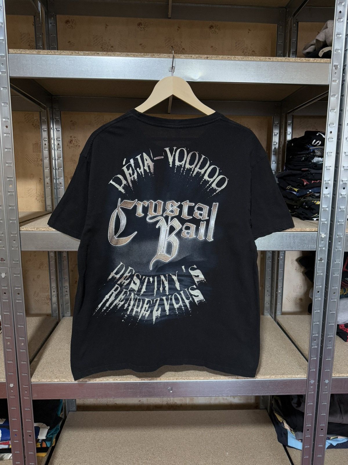 Band Tees × Vintage Vintage 2016 Crystal Ball Deja-Voodoo Rock Band T-Shirt Y2K Size US XL / EU 56 / 4 - 2 Thumbnail