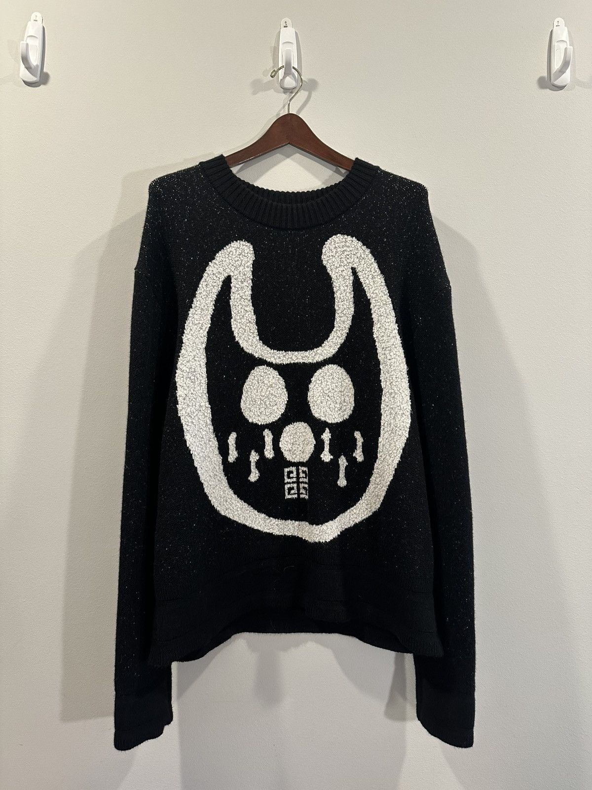 Givenchy Givenchy Hockey Mask Wool Sweater Size US L / EU 52-54 / 3 - 1 Thumbnail