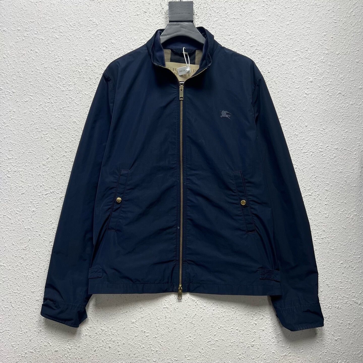 Burberry Burberry Dark Blue Zipper Jacket Size US L / EU 52-54 / 3 - 1 Thumbnail