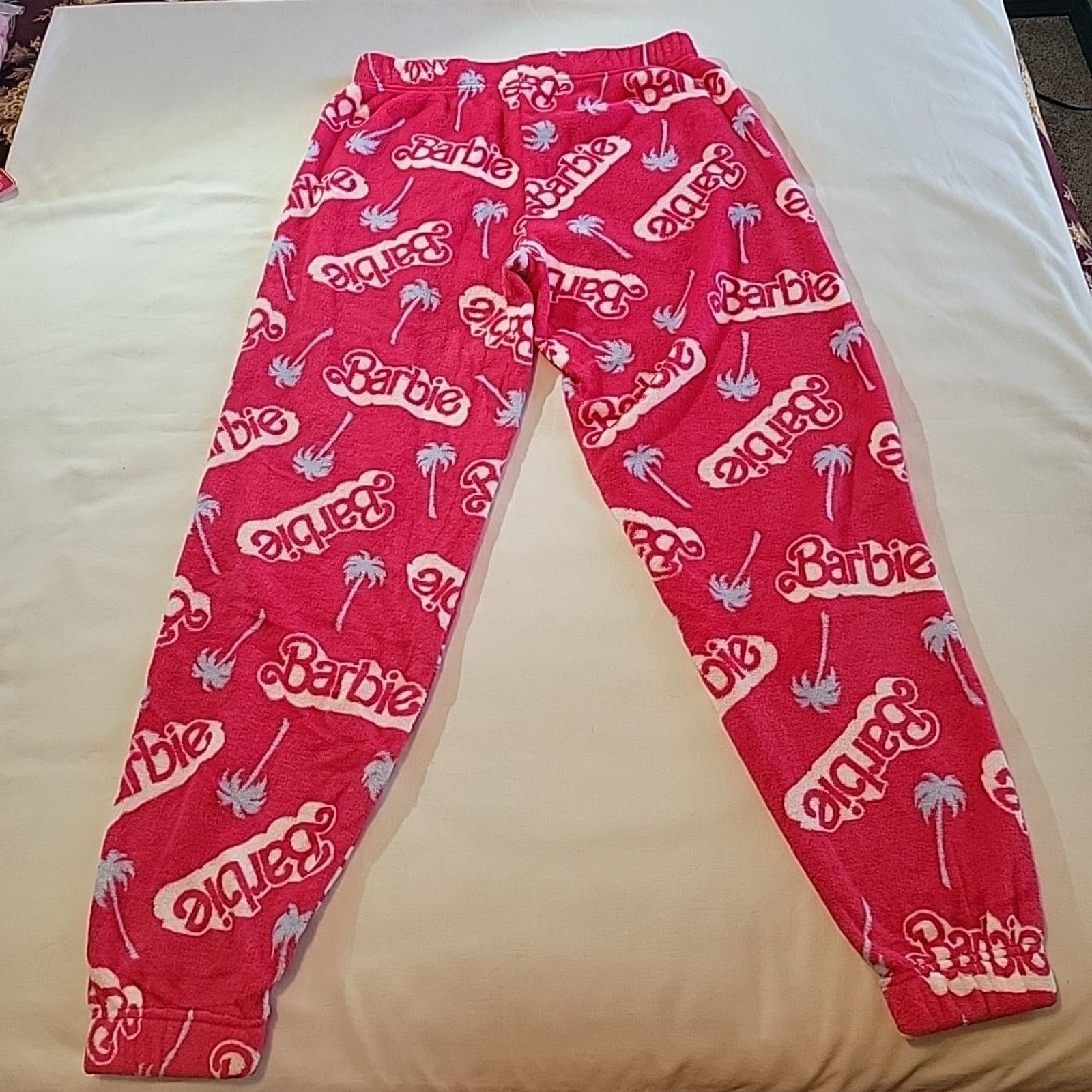 Other New Barbie The Movie Loungewear Set Size M 8-10 Pink Logo Size ONE SIZE - 18 Thumbnail