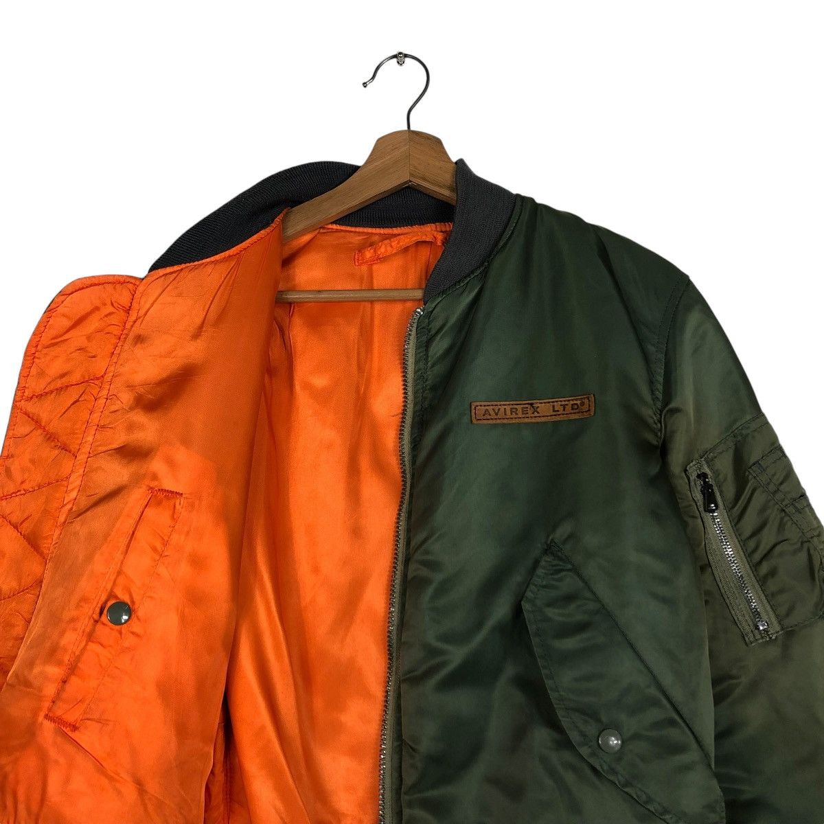 Avirex 🔥VINTAGE MA-1 REVERSIBLE BOMBER JACKET AVIREX LTD USA Size US S / EU 44-46 / 1 - 14 Thumbnail