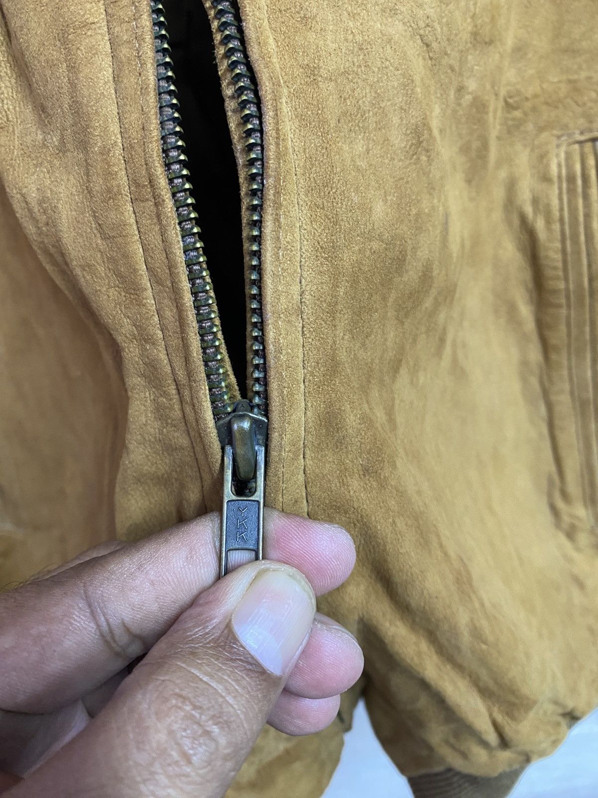 Coach Vintage Coach Suede Leather Bomber Jacket Made in USA Brown Size US S / EU 44-46 / 1 - 7 Thumbnail