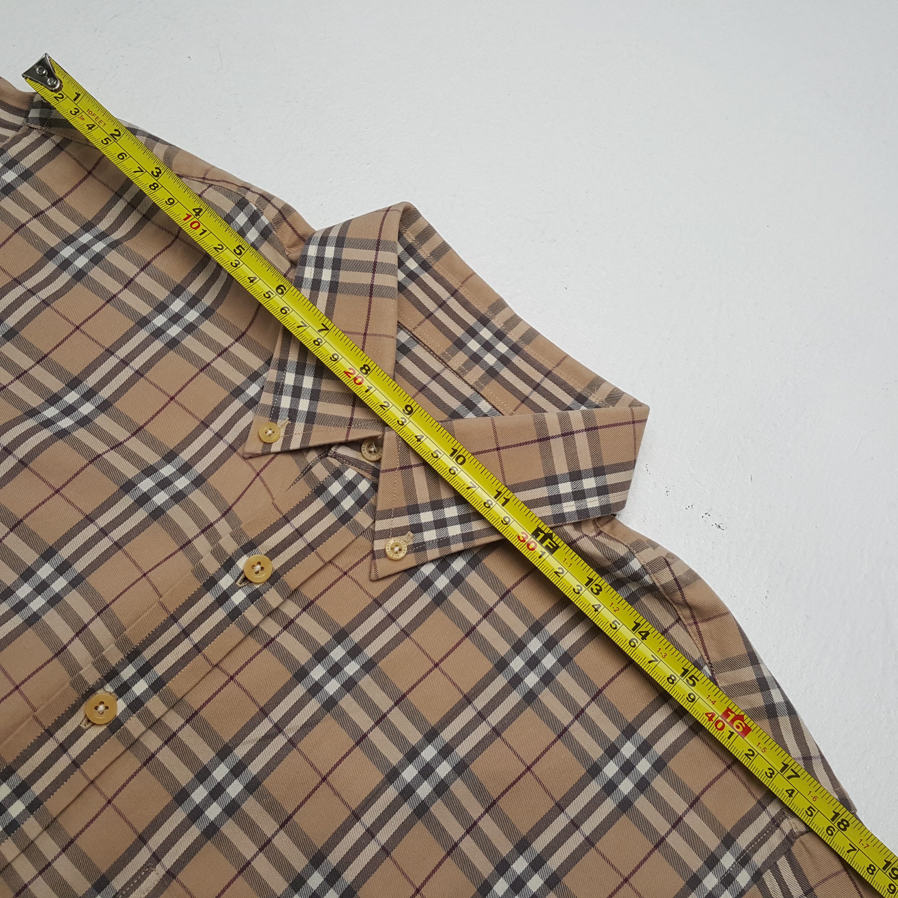 Burberry Vintage Burberry London Nova Check Style Shirt C319N26 Size US M / EU 48-50 / 2 - 5 Thumbnail
