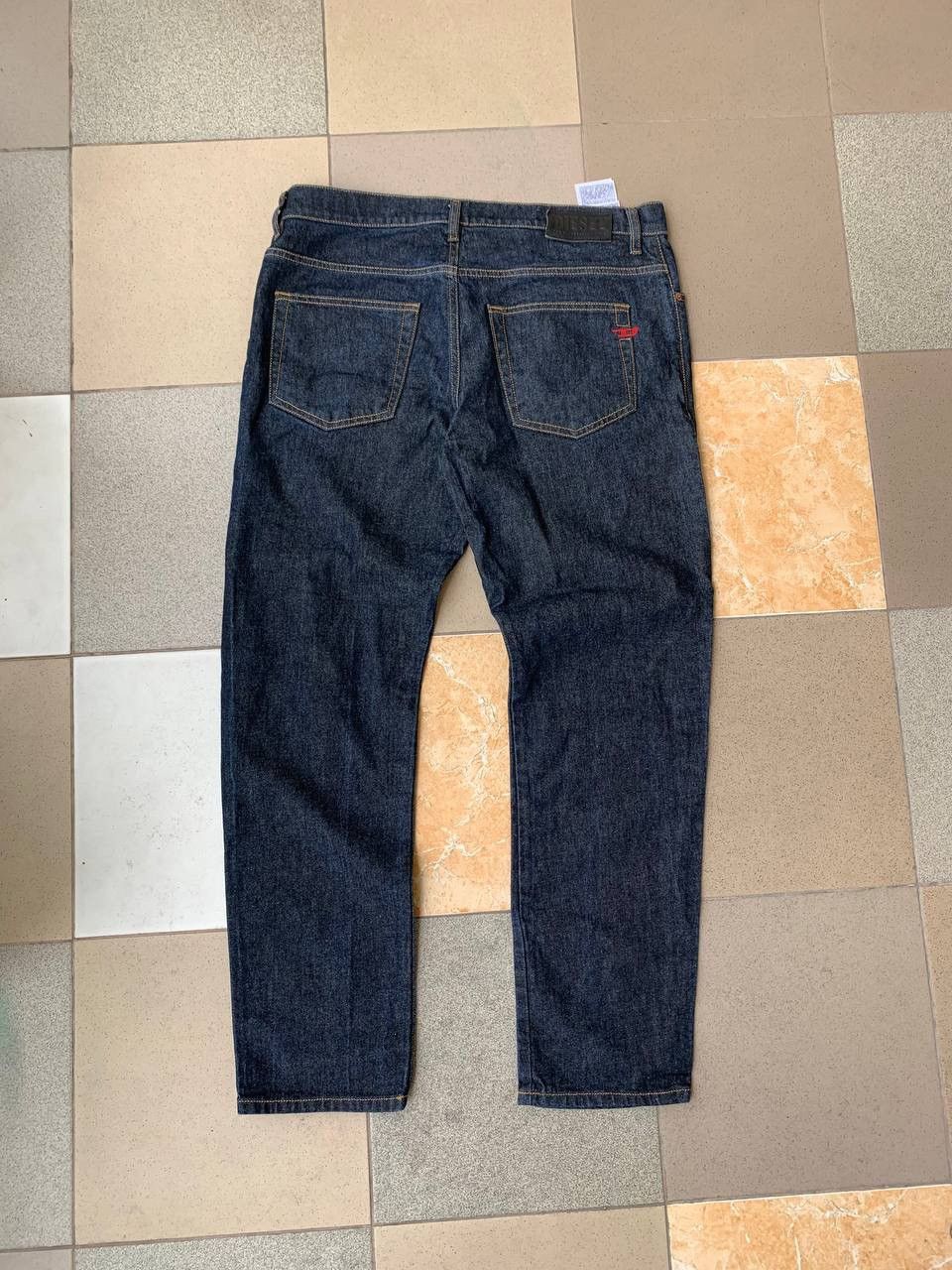 Diesel × Japanese Brand Vintage Diesel Jeans slim D-strukt Stretch Red Logo Size US 33 - 1 Thumbnail