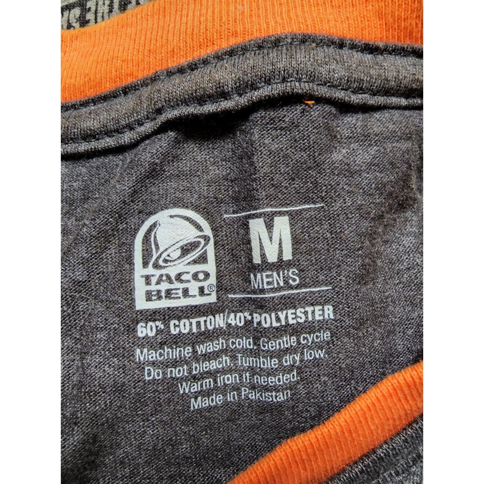 Bell Taco Bell Shirt Mens M Work T Shirt Gray Cotton Blend Short Sleeve Crew Neck Logo Boombox Food Music Mens Size US M / EU 48-50 / 2 - 4 Thumbnail