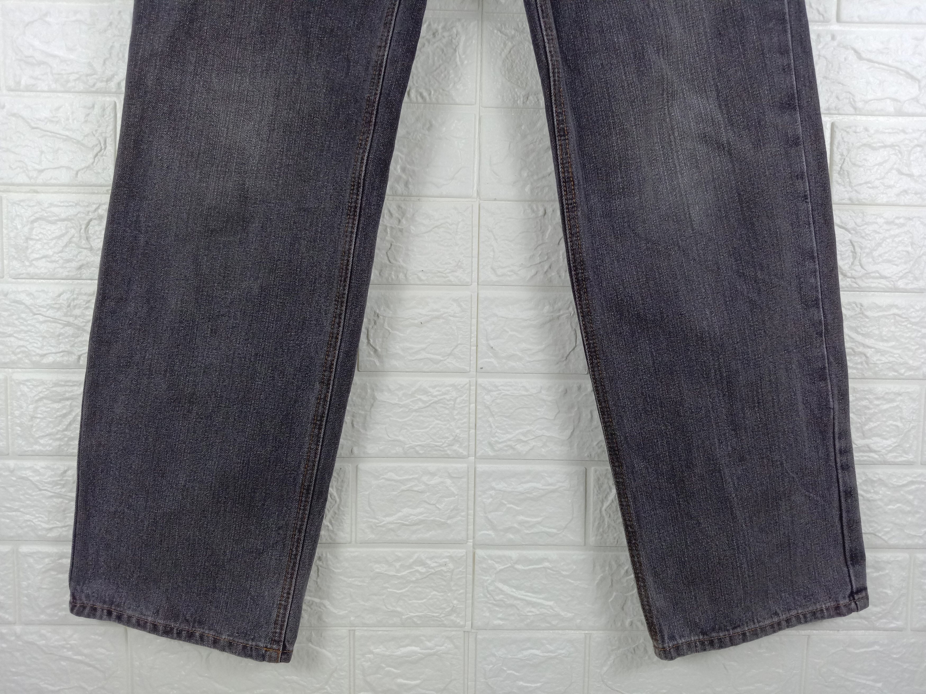 Japanese Brand Vintage Japanese Brand Double Waist Faded Black Jeans Size US 33 - 4 Thumbnail