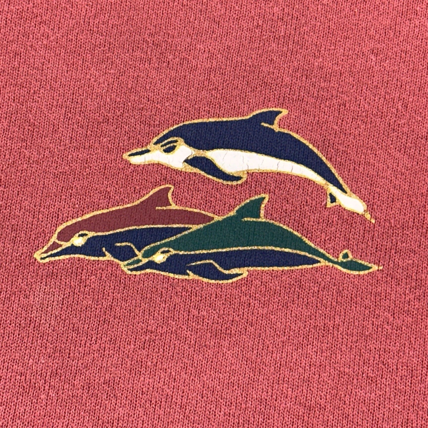 Fruit Of The Loom VINTAGE Fruit of the Loom Sweatshirt Mens XL Dolphins Pullover USA Made 90s Size US XL / EU 56 / 4 - 3 Thumbnail