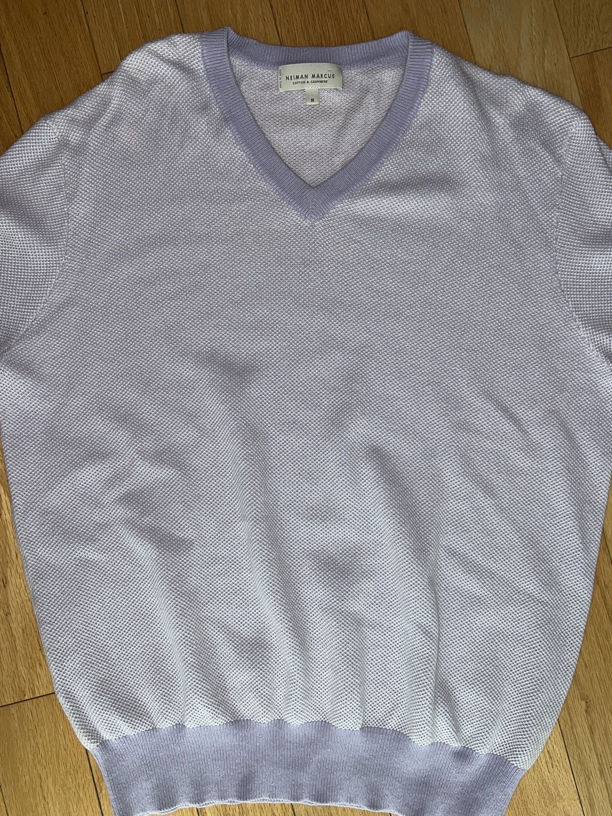 Neiman Marcus Cotton and Cashmere sweater Size US M / EU 48-50 / 2 - 1 Thumbnail
