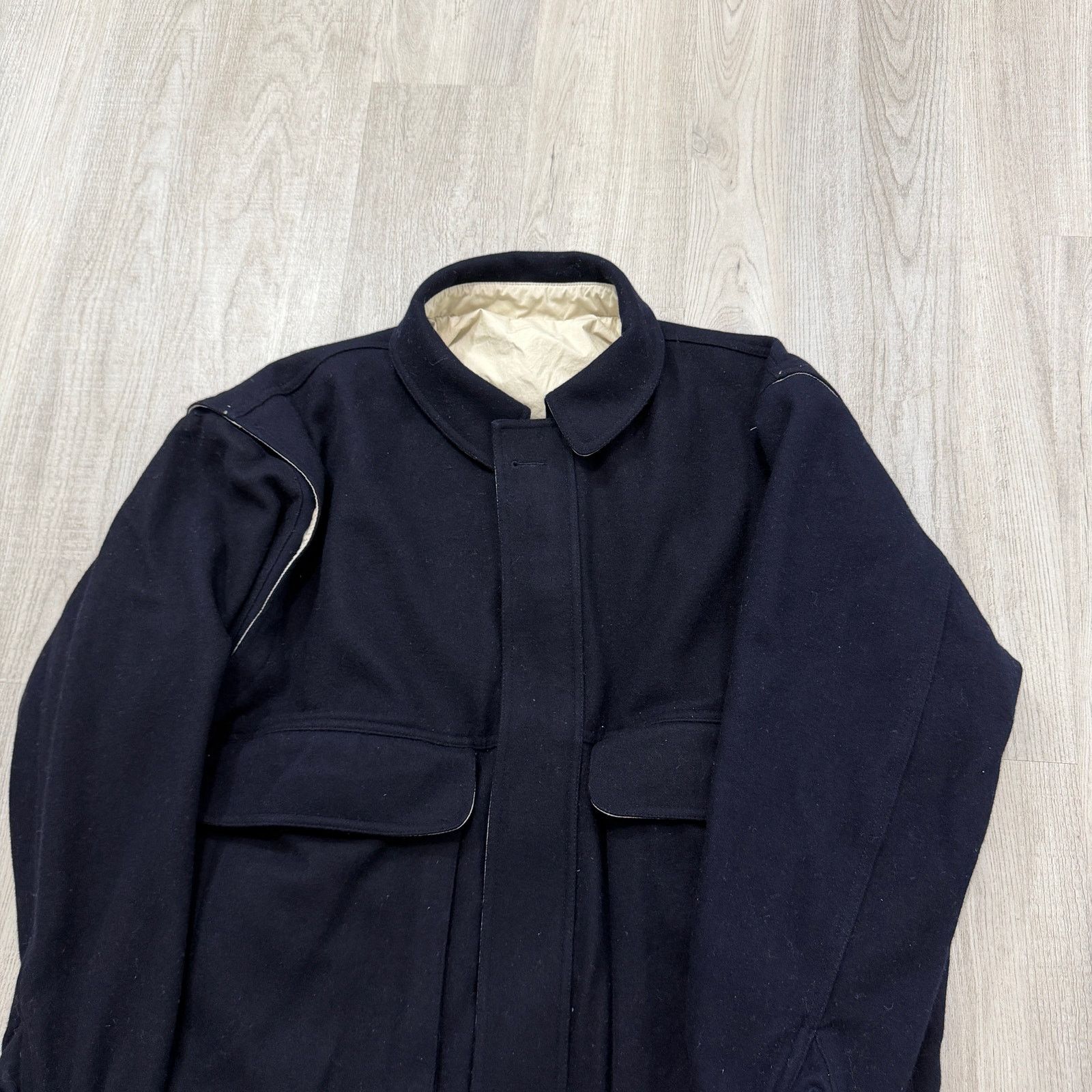 Vintage Vintage Zero King Reversible Jacket Men's Large Blue Beige Size US L / EU 52-54 / 3 - 2 Thumbnail