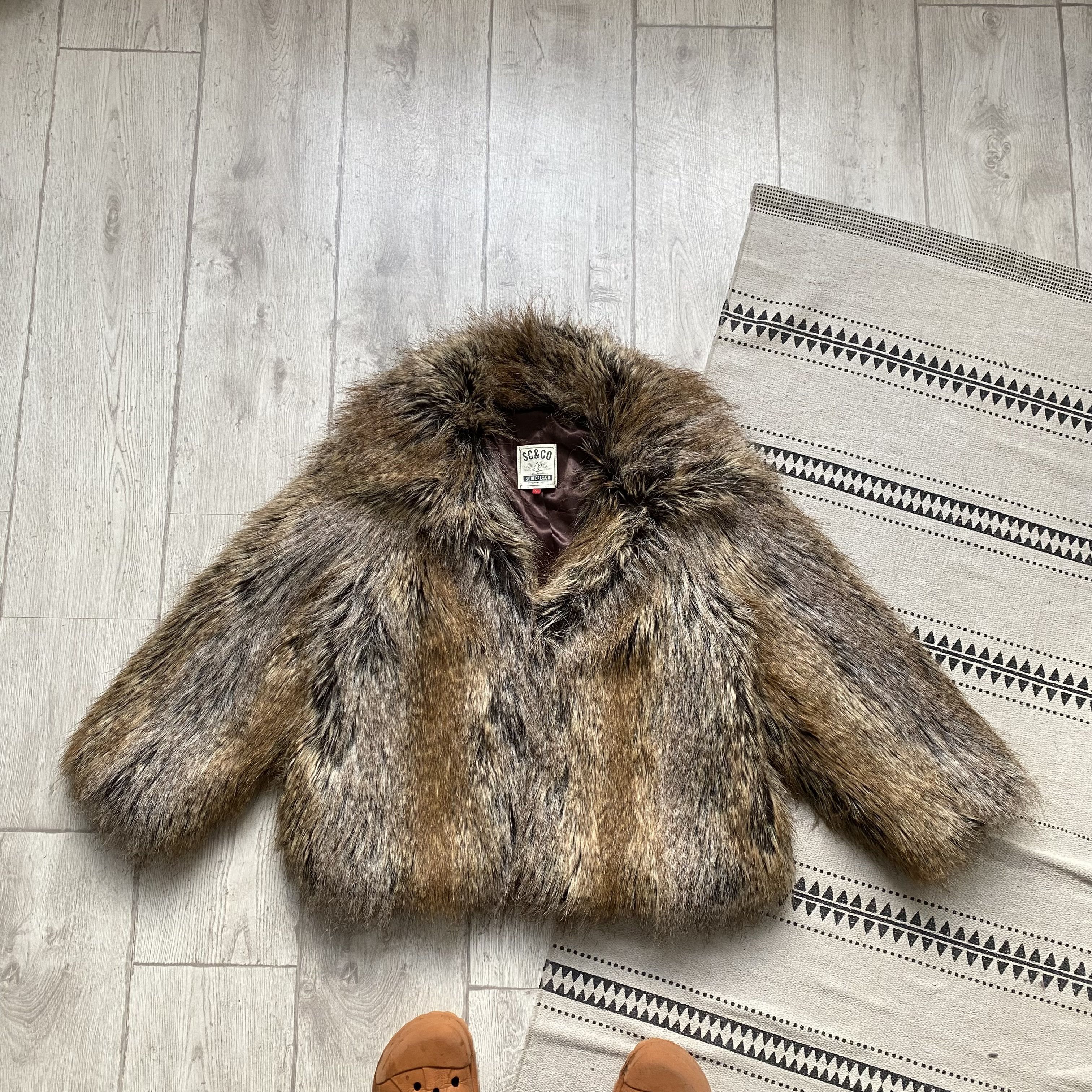 Hysteric Glamour Vintage 00s Fluffy Faux fur jacket cropped coat Beauty Beast Size L / US 10 / IT 46 - 7 Thumbnail